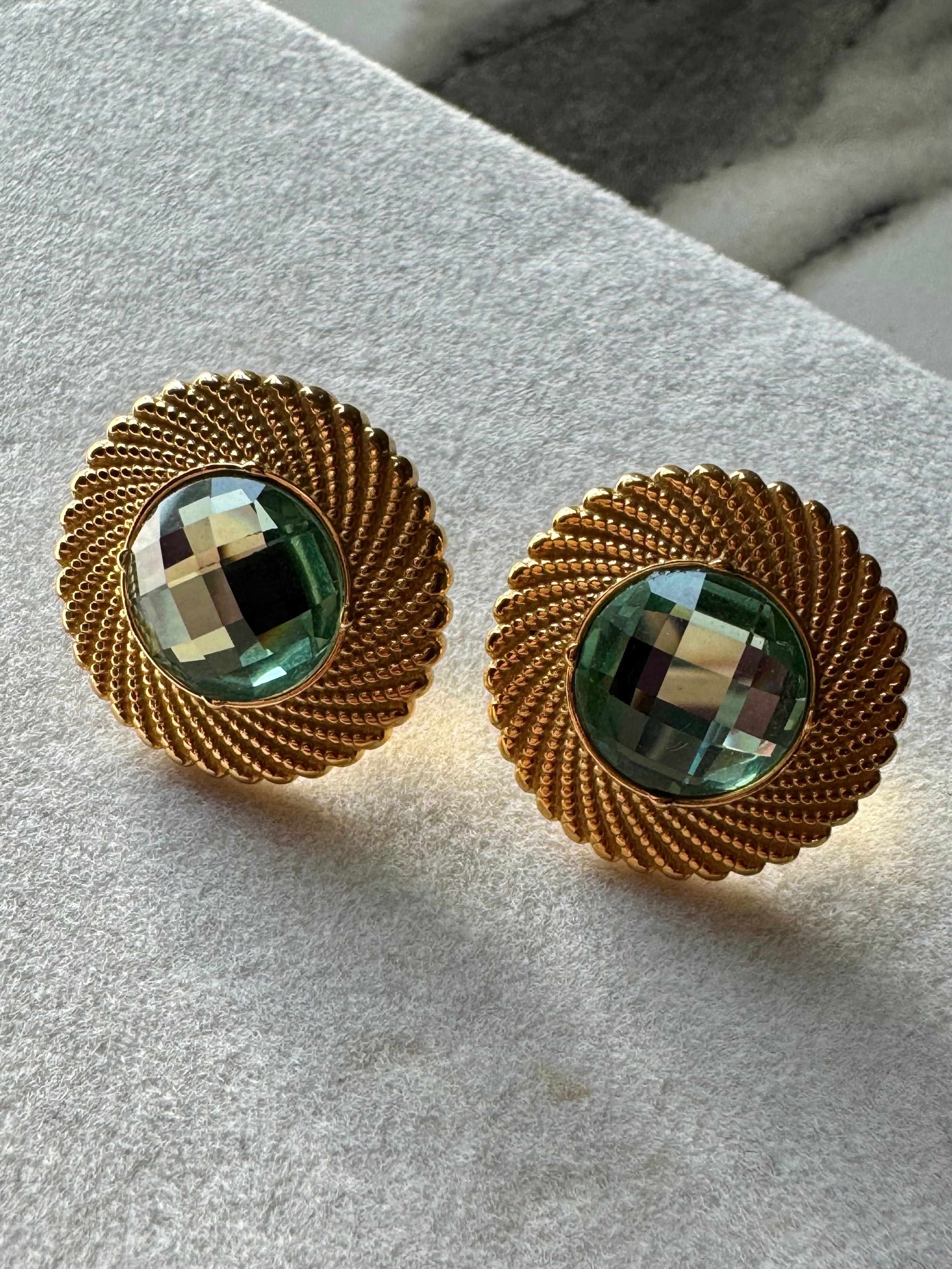 Sun & Stone Studs