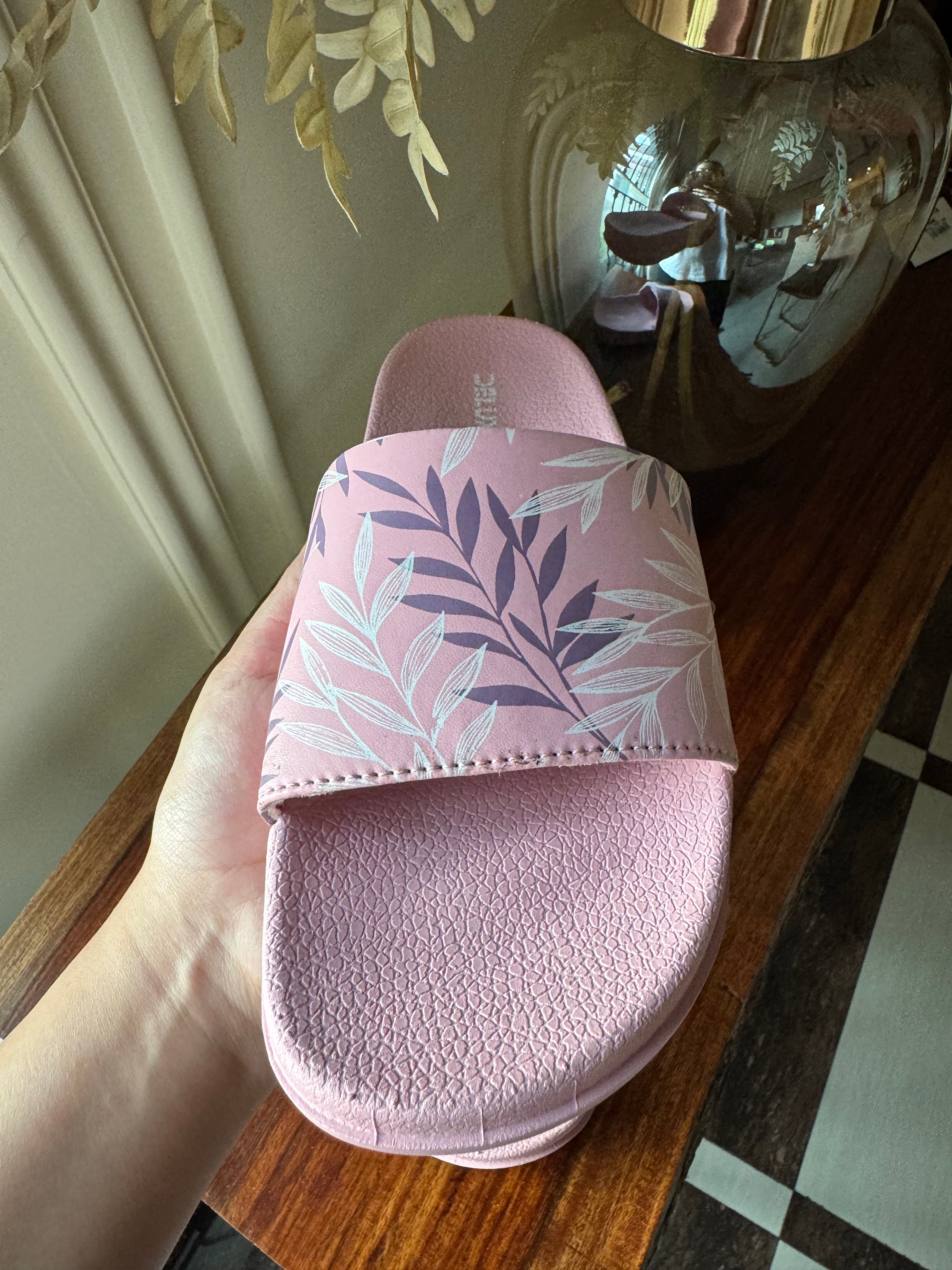 Soft Baby Pink Beach Slides
