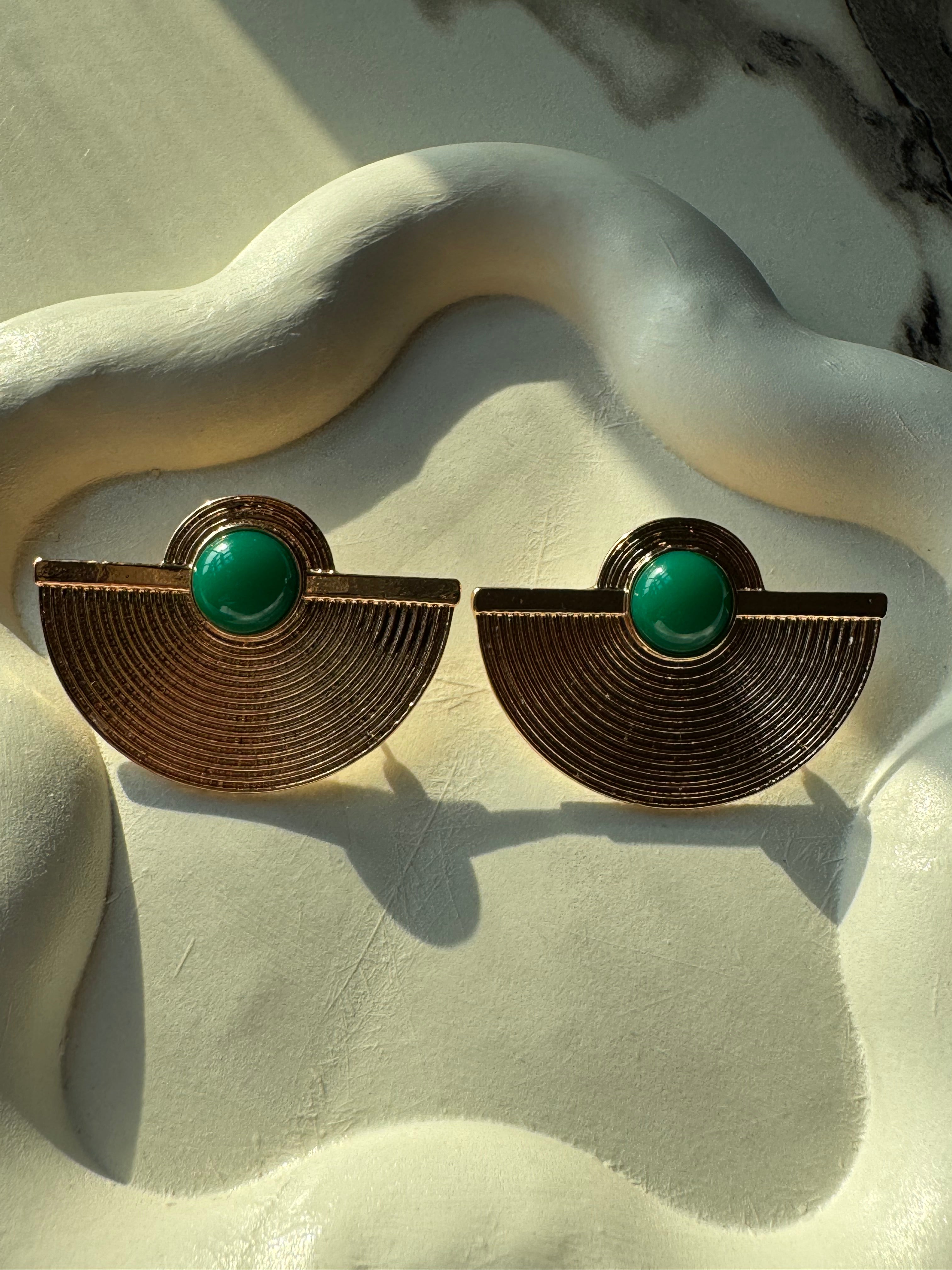 Jadore Earrings - Green