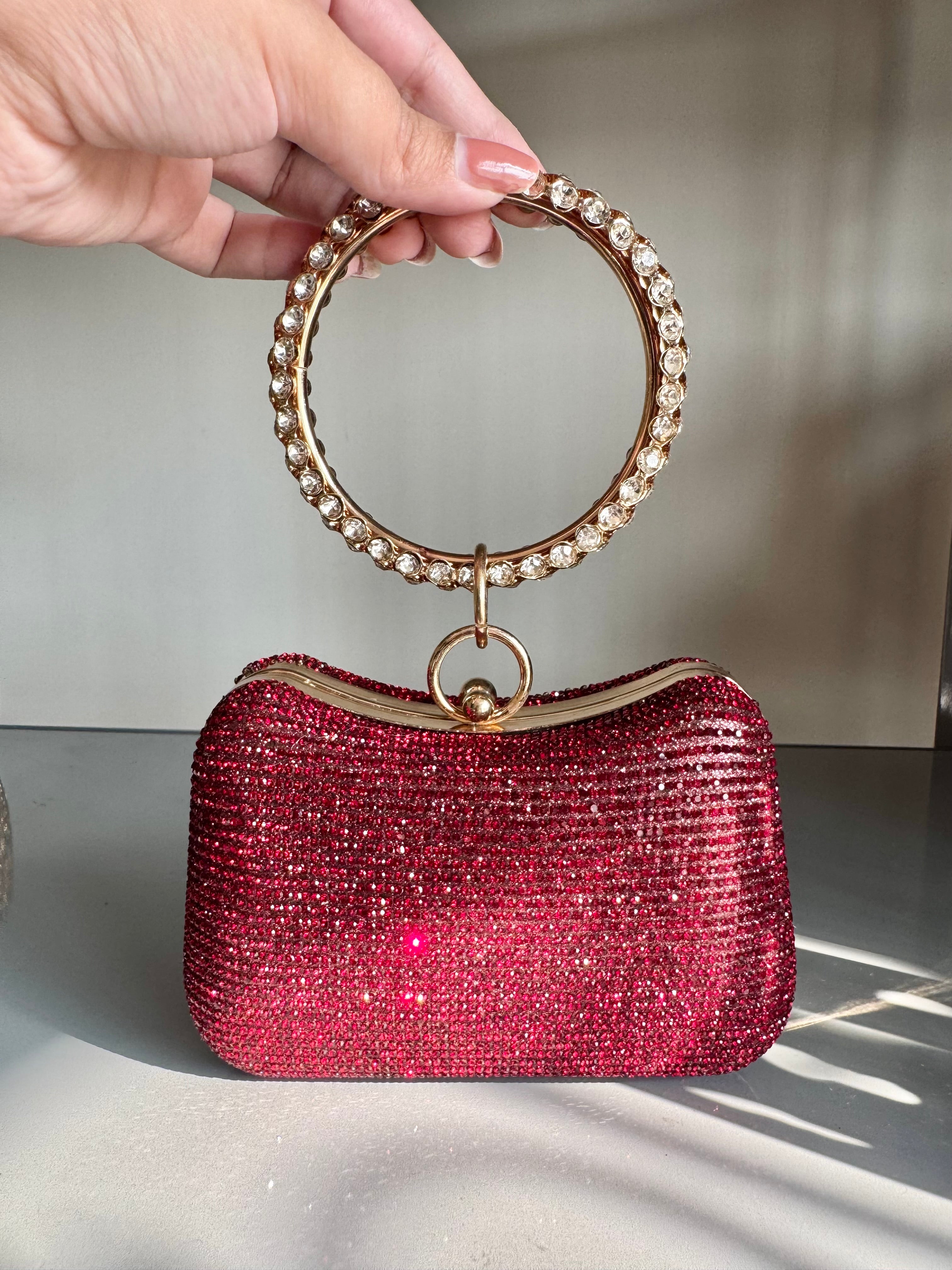 Signature Clutch - Red