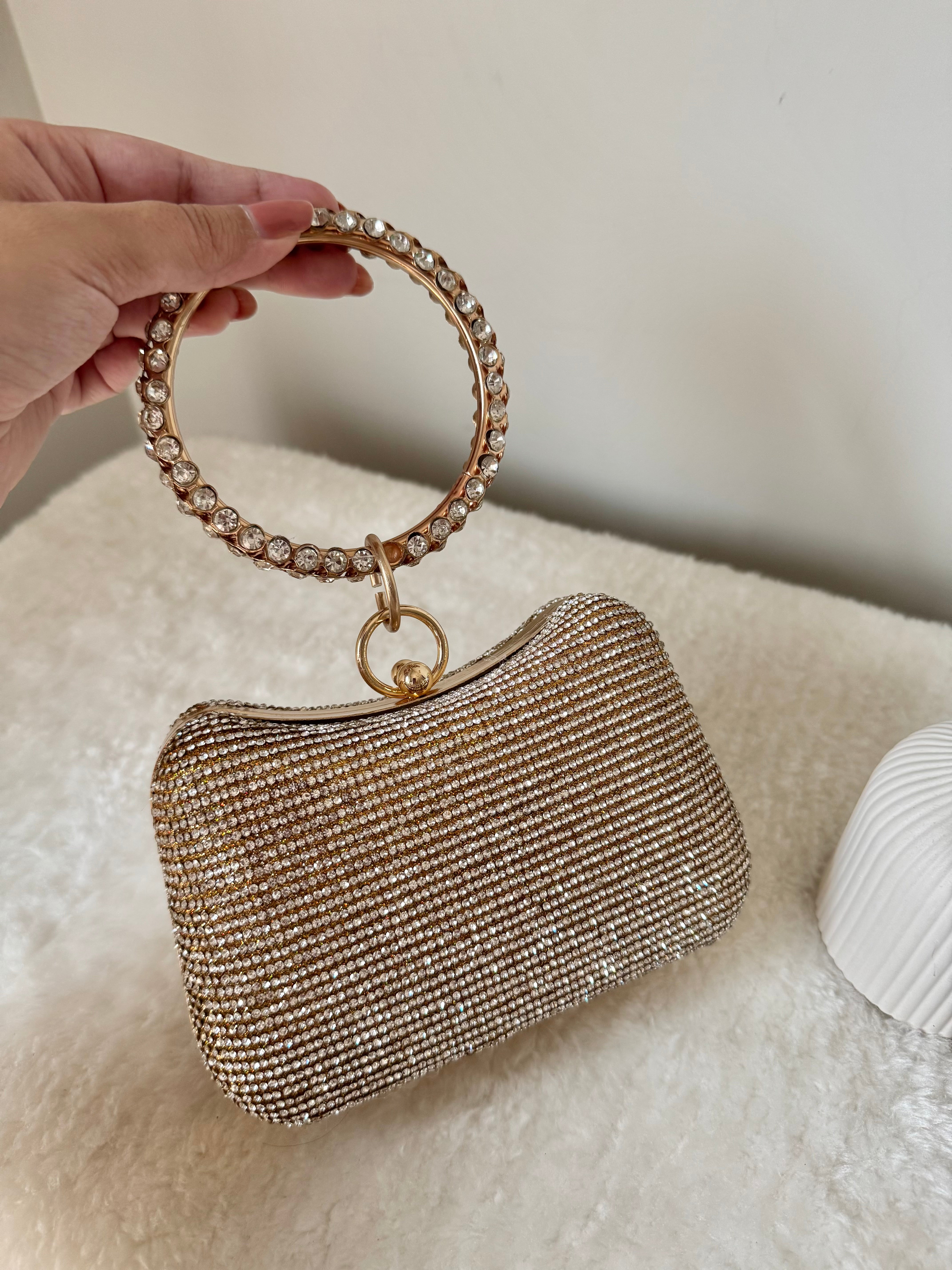 Signature Clutch - Rose Gold