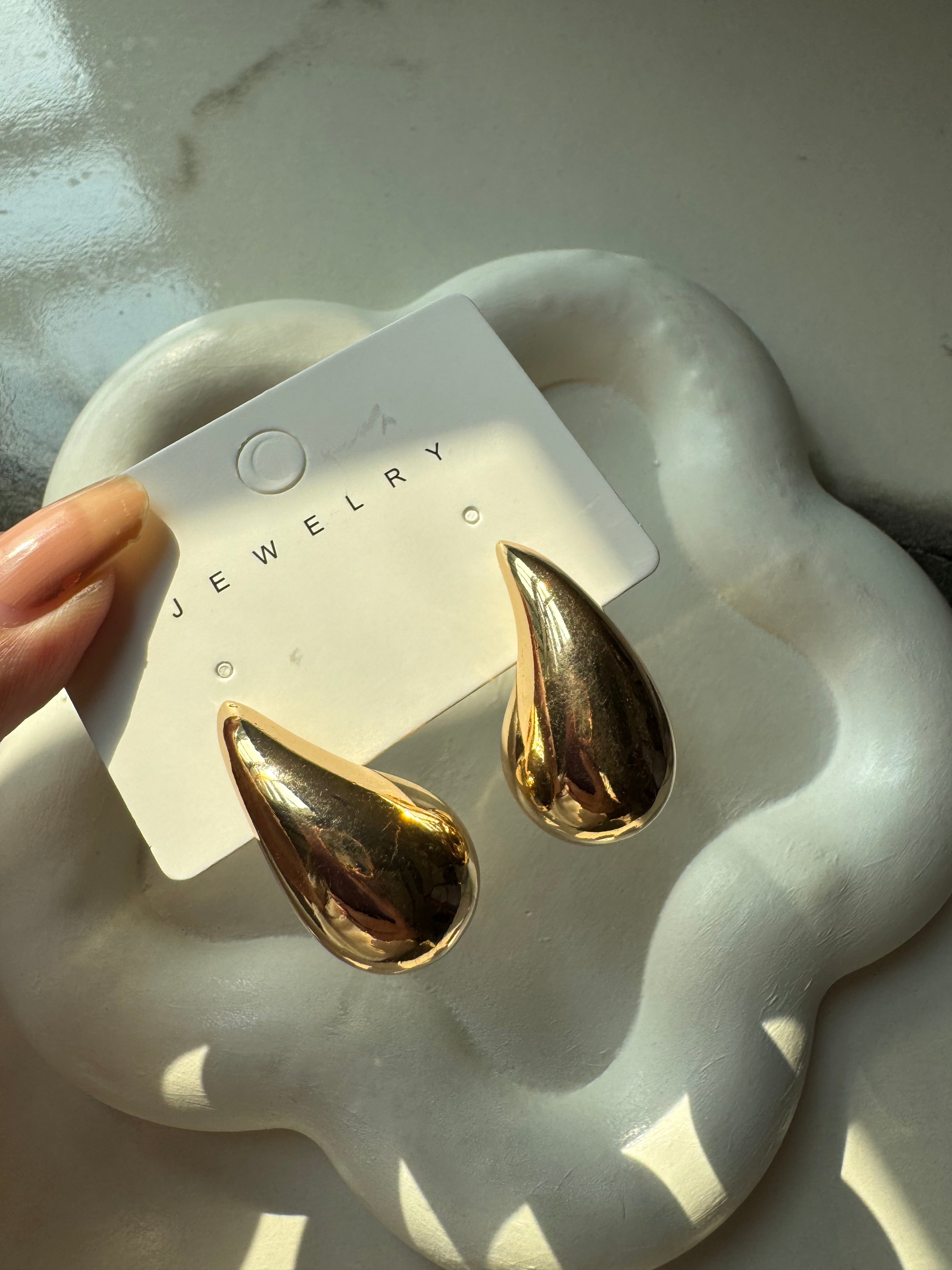 Statement Studs - 18K Gold Plated