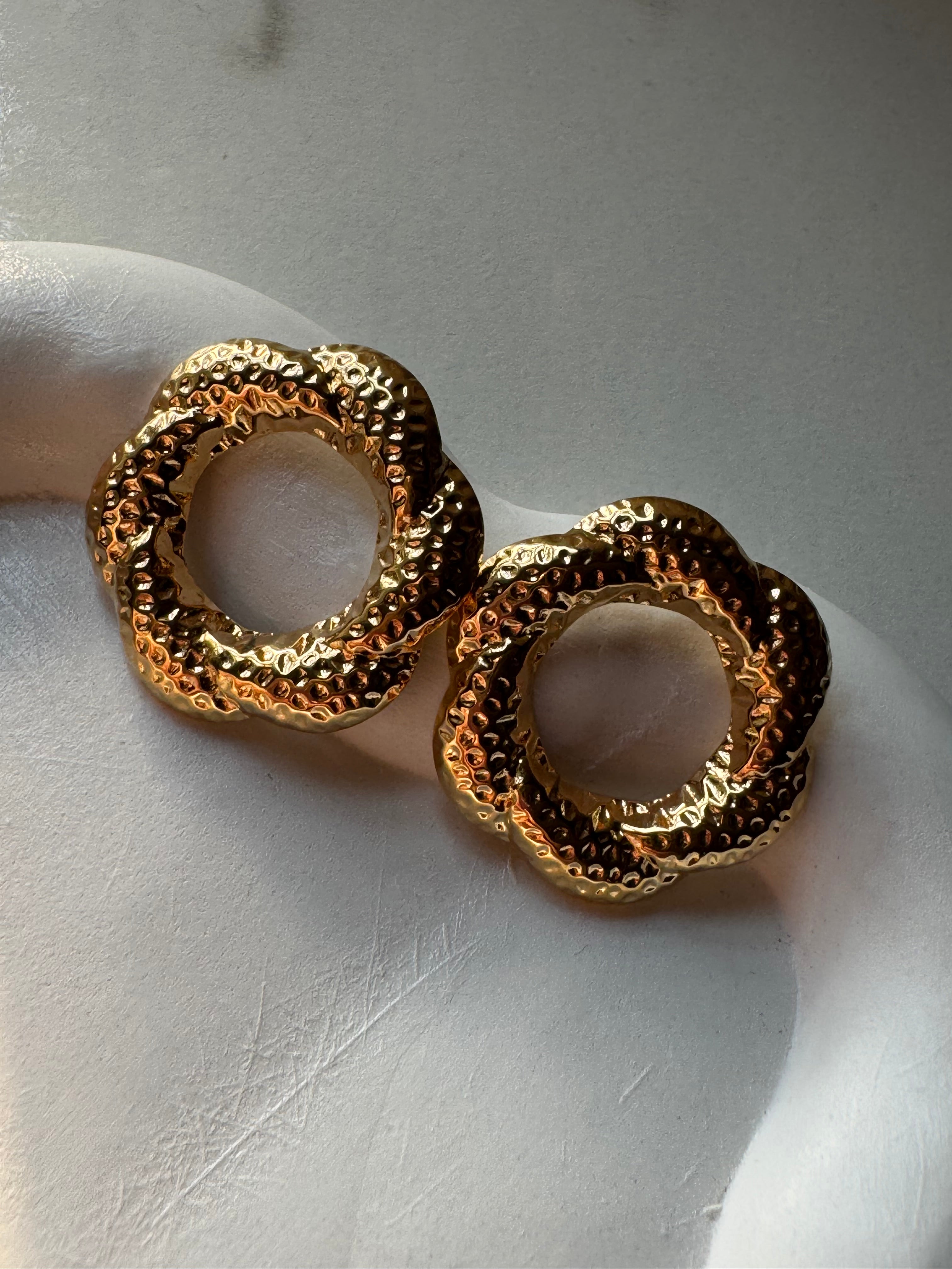 Scarlet Hoops - 18K Gold Plated