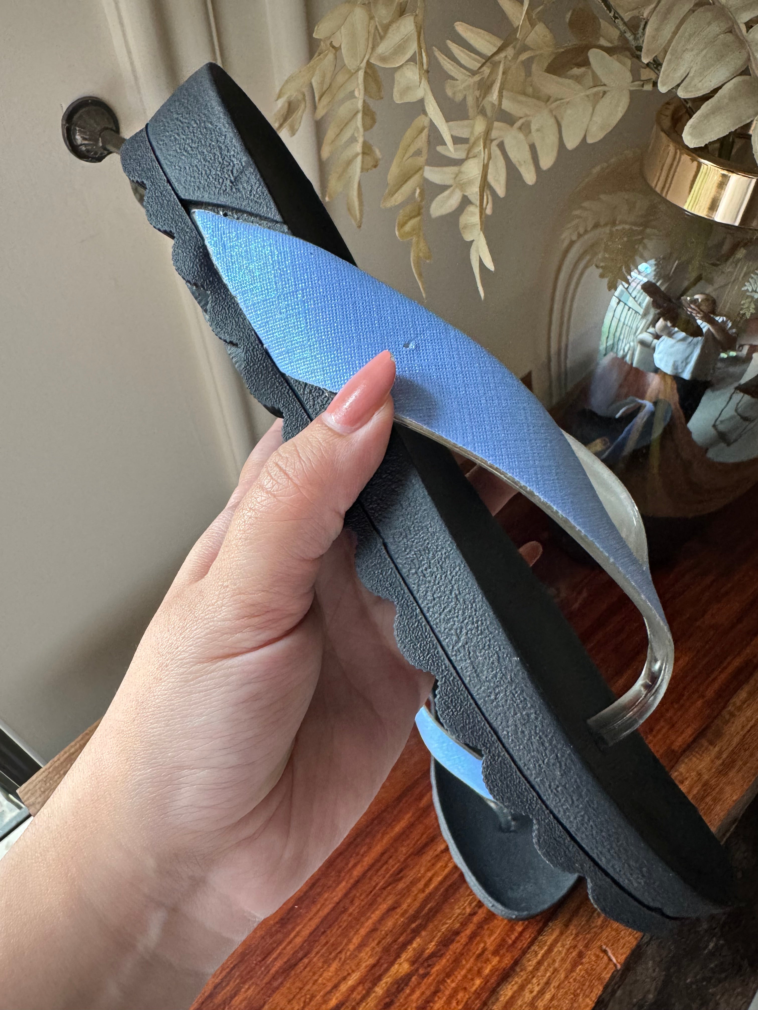 Soft Every Day Slides - Blue & Black