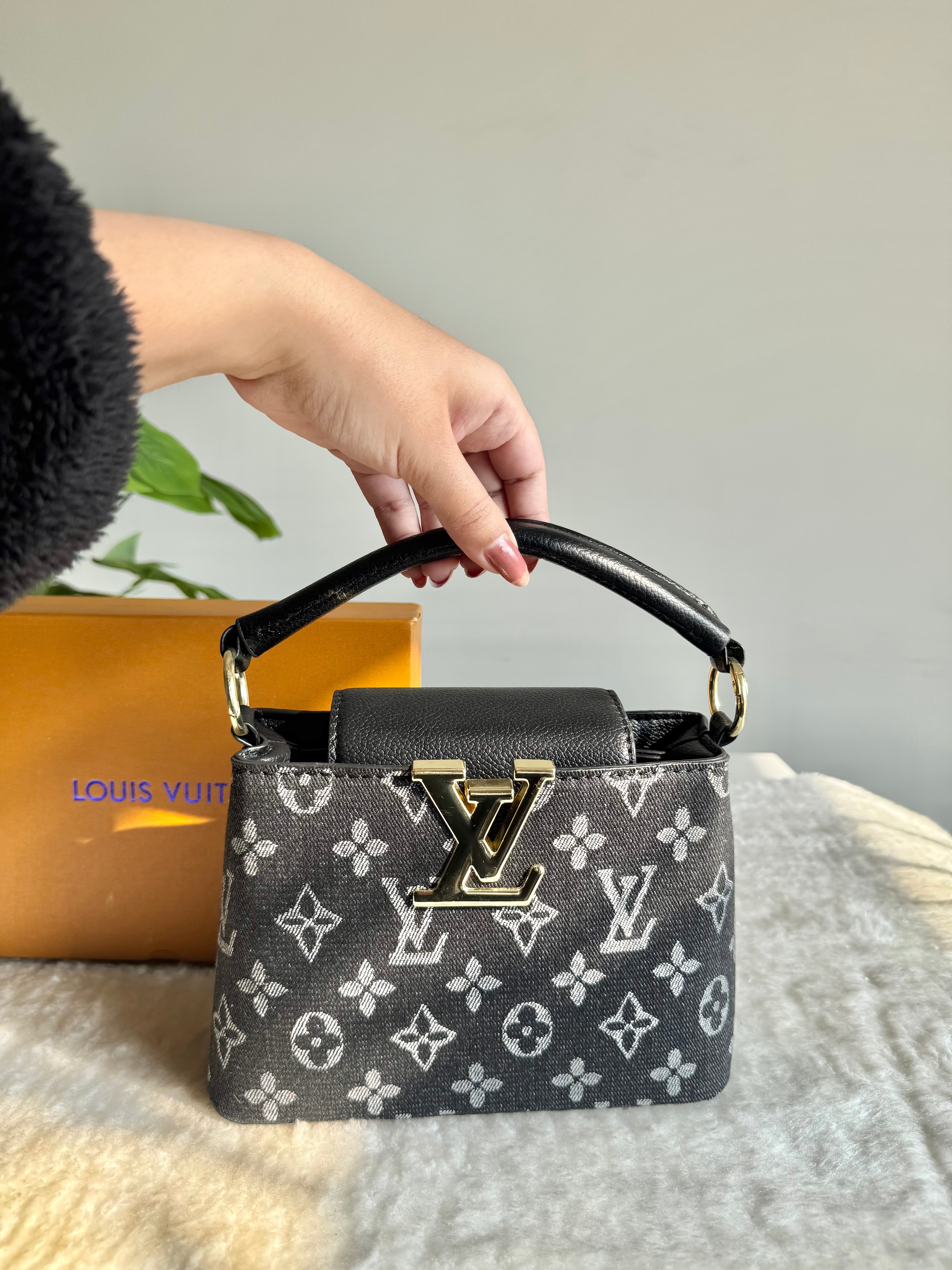 LV BAG PREMIUM QUALITY (Black) - BOX PACKING