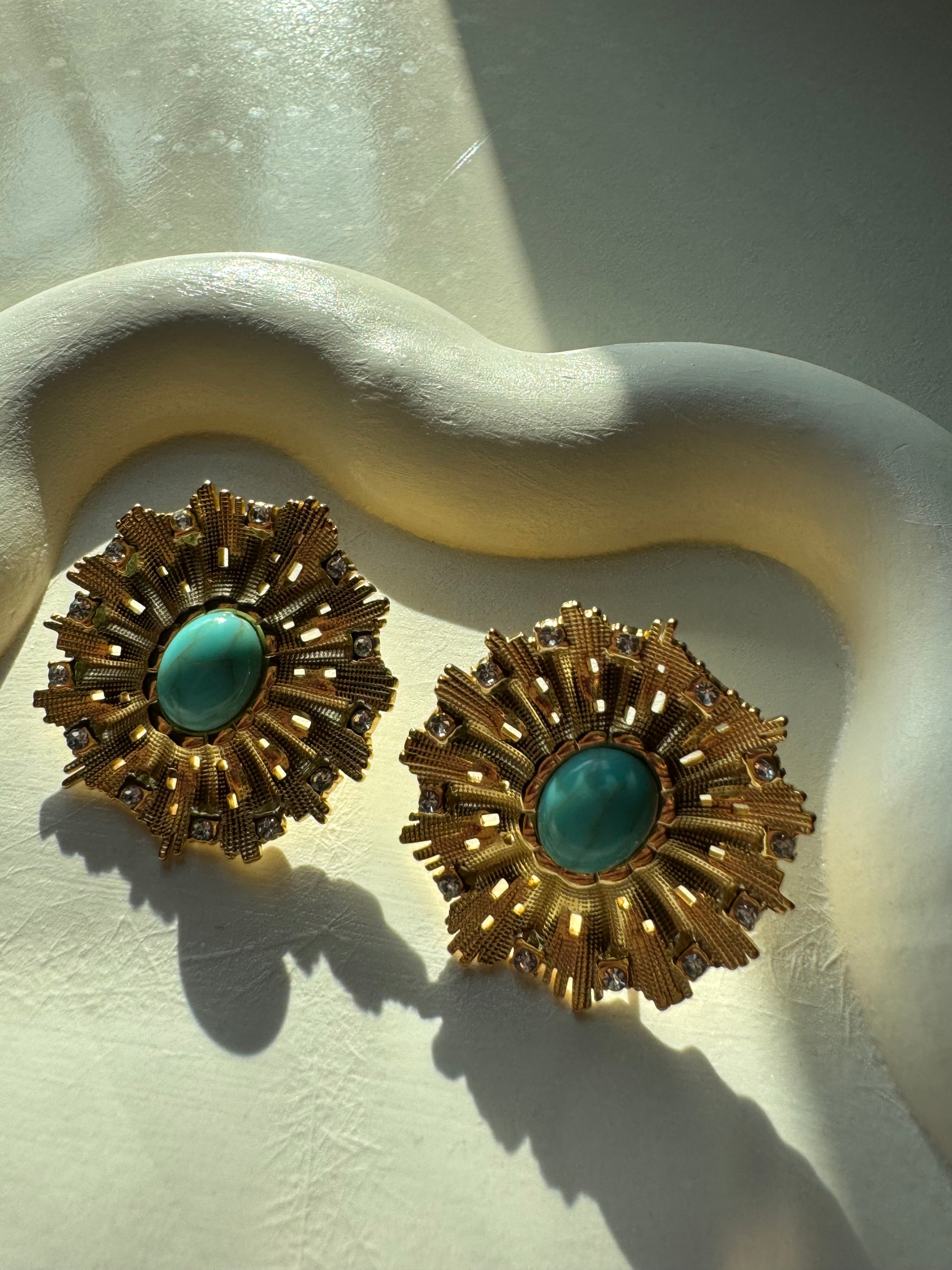 Sky Stone Drops Earrings