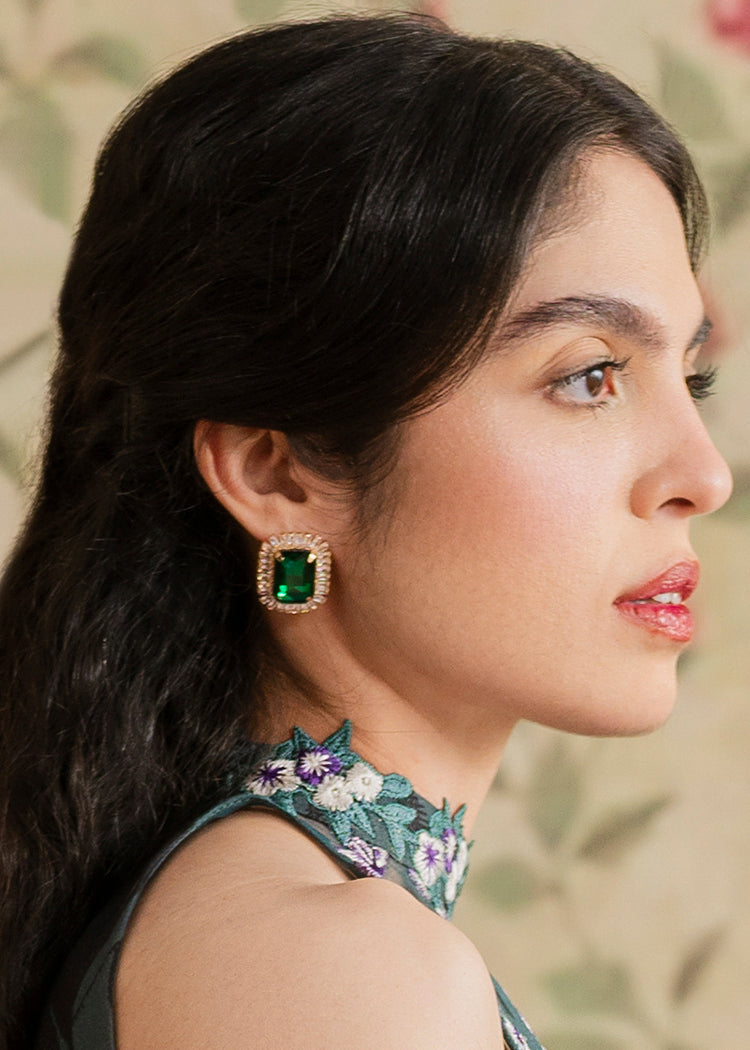 Emerald Radiance Earrings