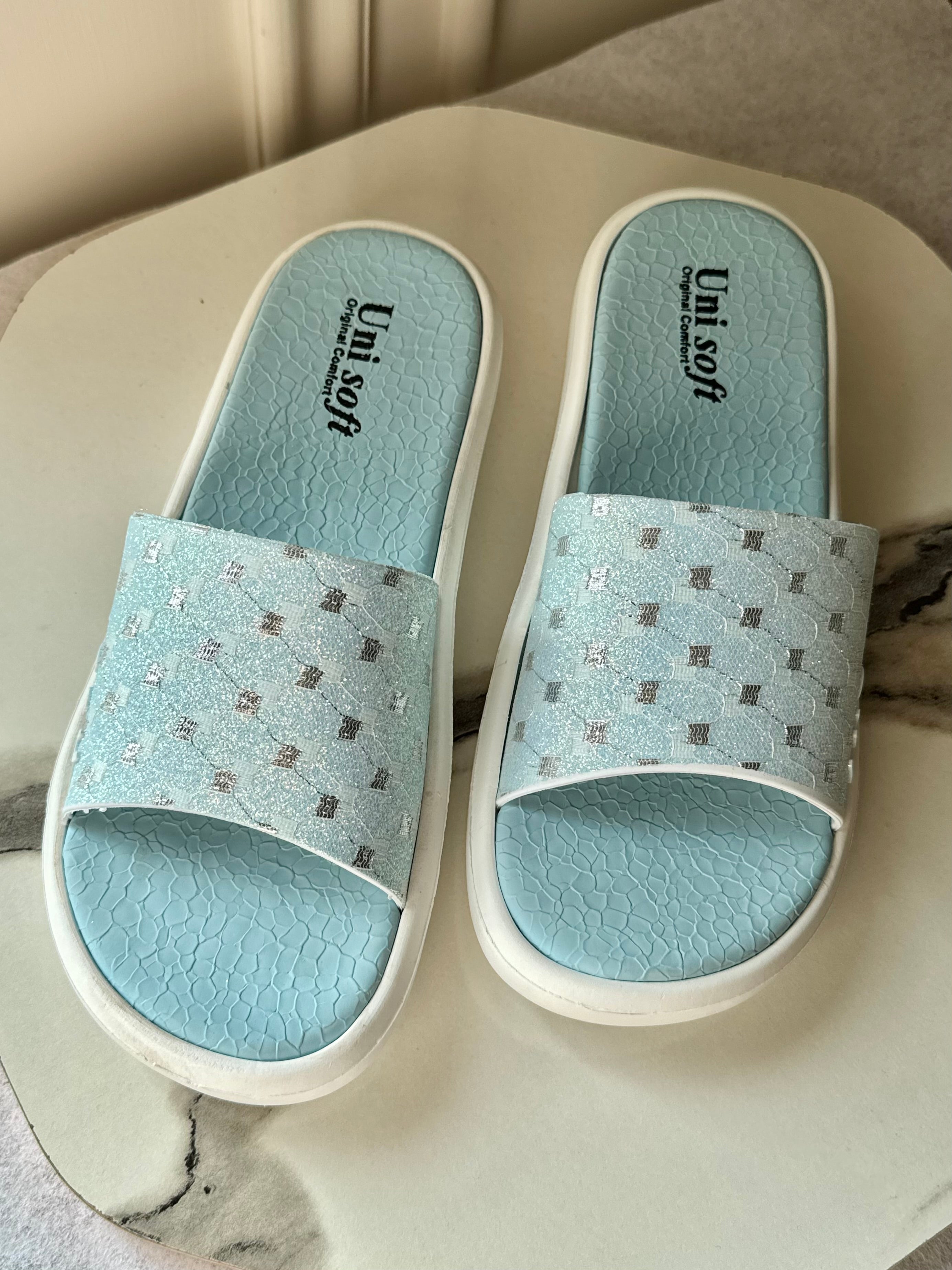 Soft Cotton Sky Slides