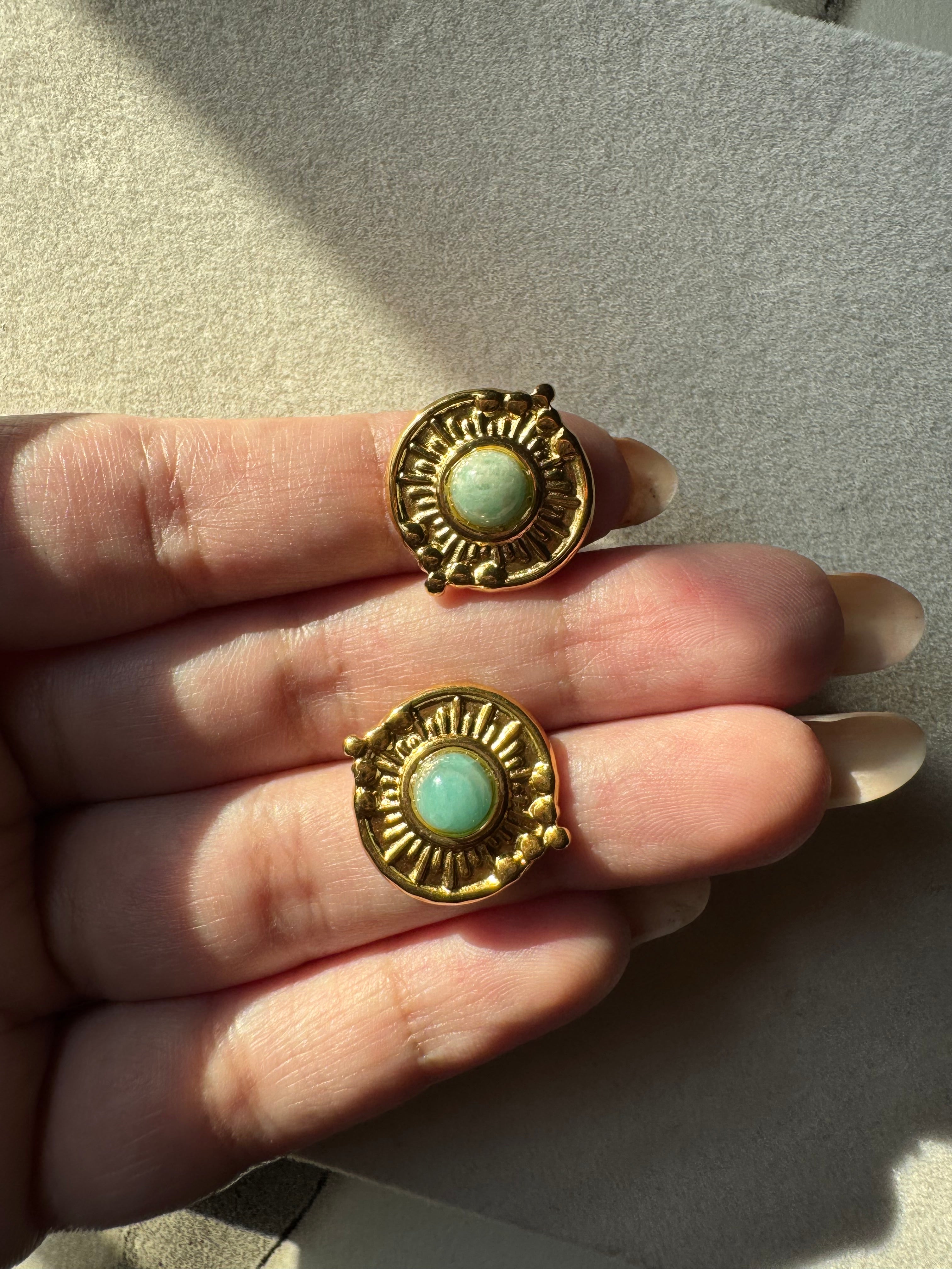 Terra Studs Ferozee - 18K Gold Plated