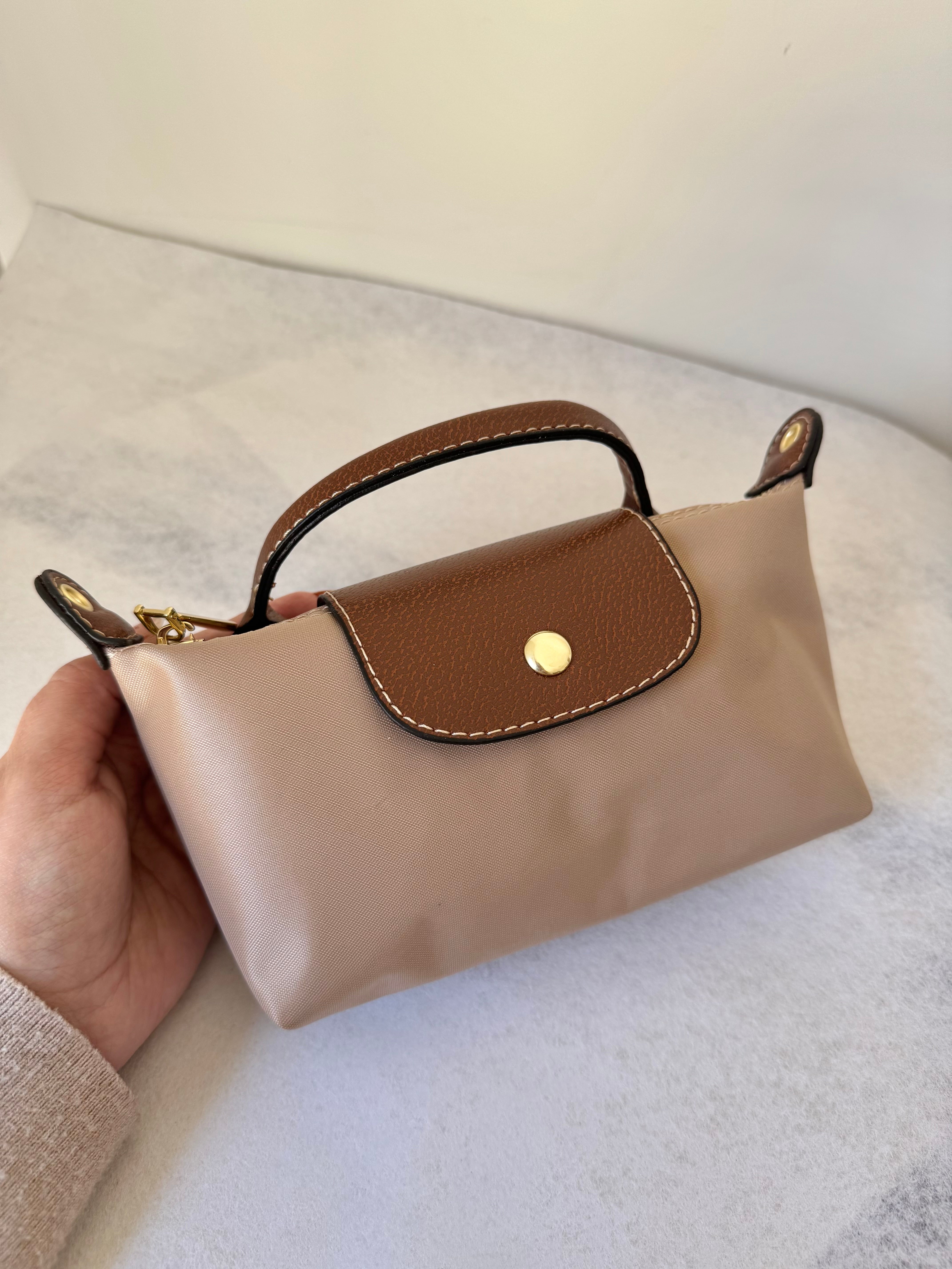Viral Crossbody Bag with Strap - Mini Khaaki