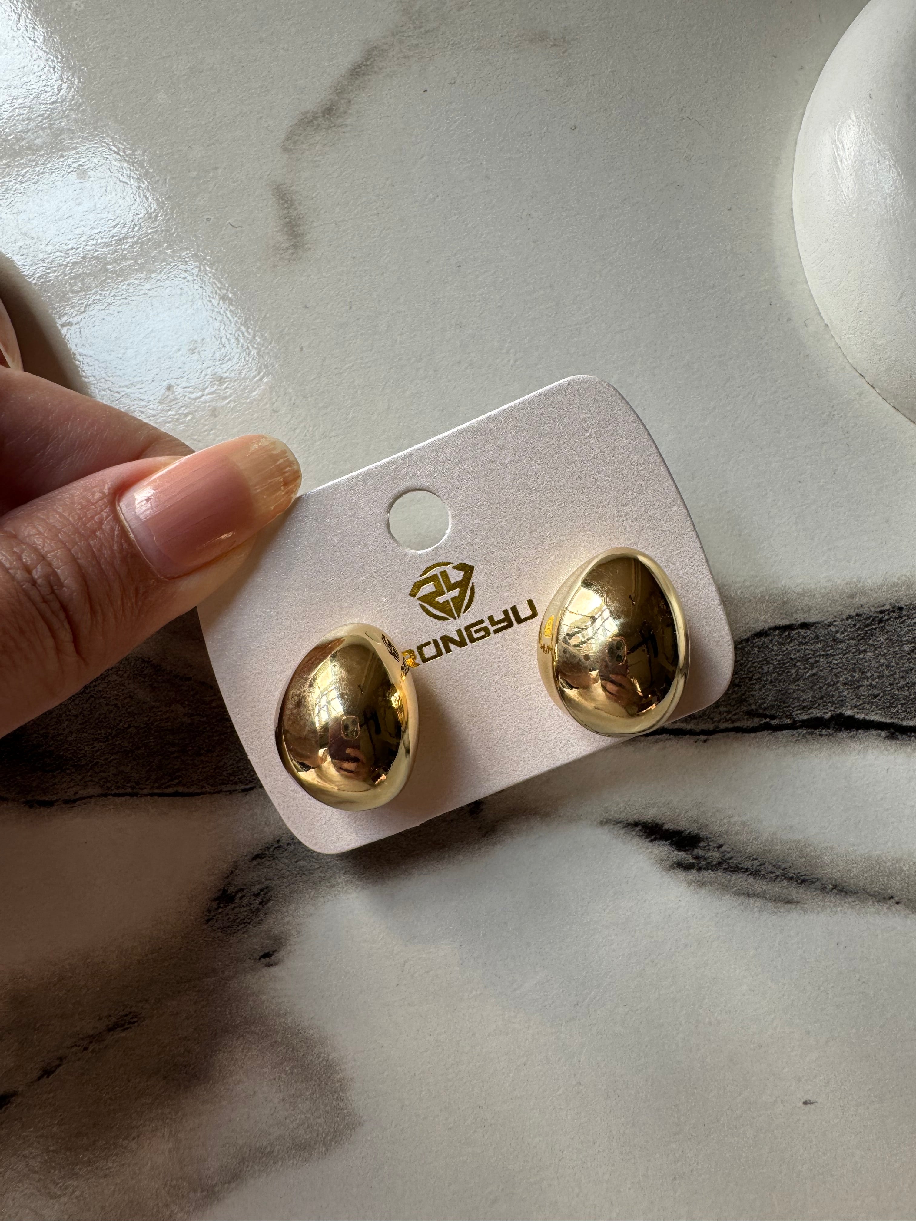 Aura Studs - 18K Gold Plated