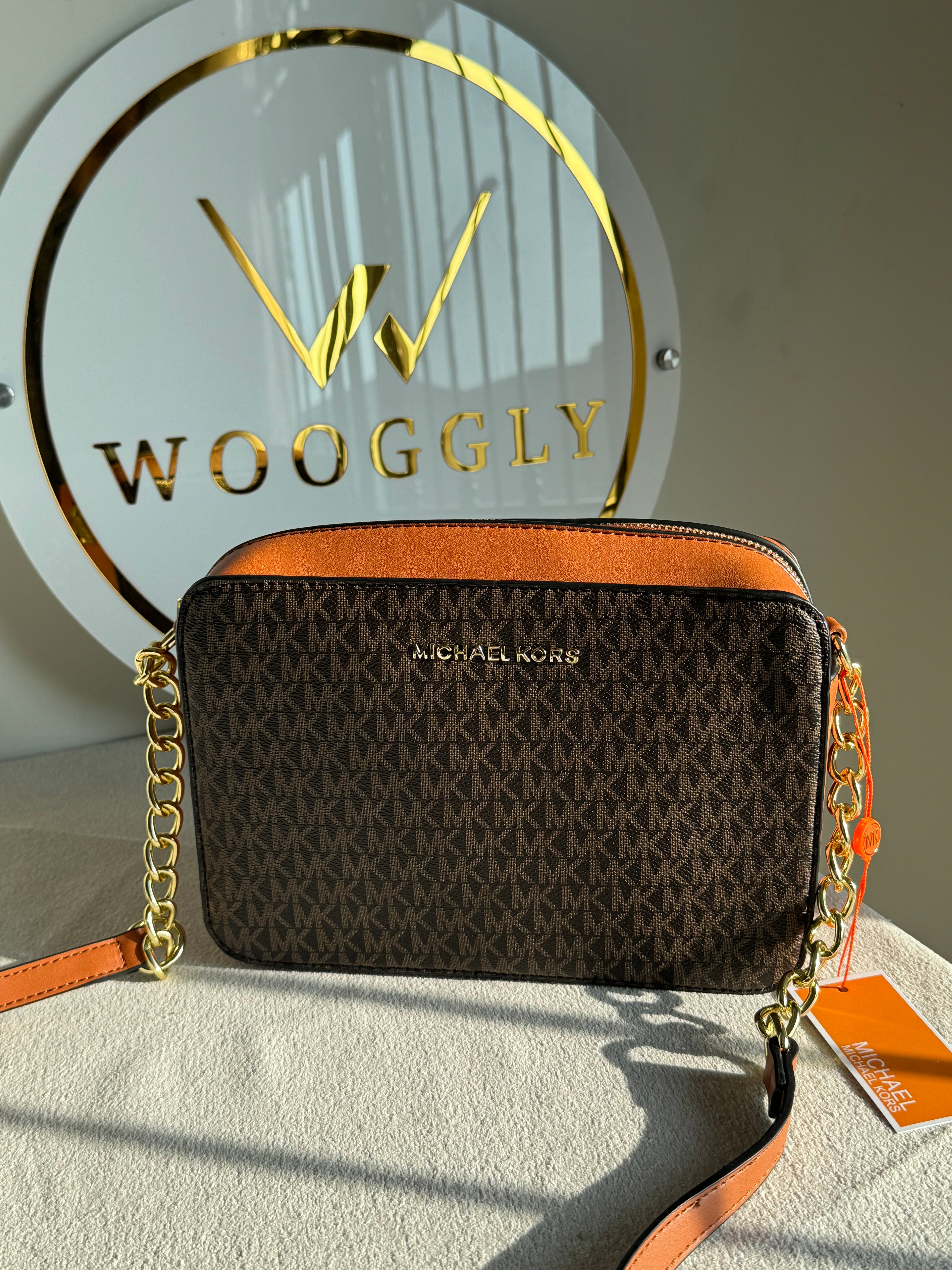 Premium Michael Kors Crossbody Bag (Brown)