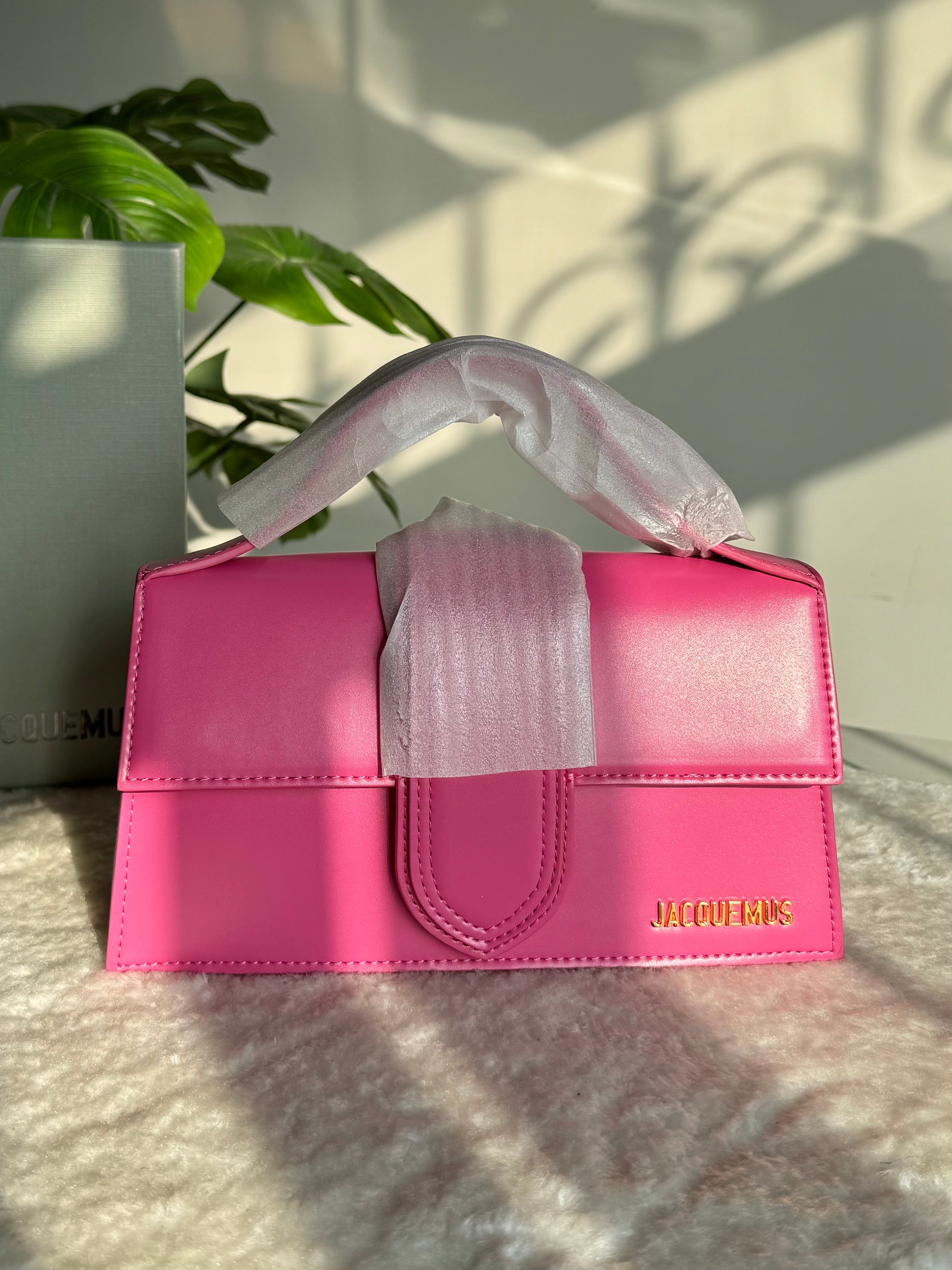Jacquemus - The large Bambino (Hot Pink) BOX PACKING