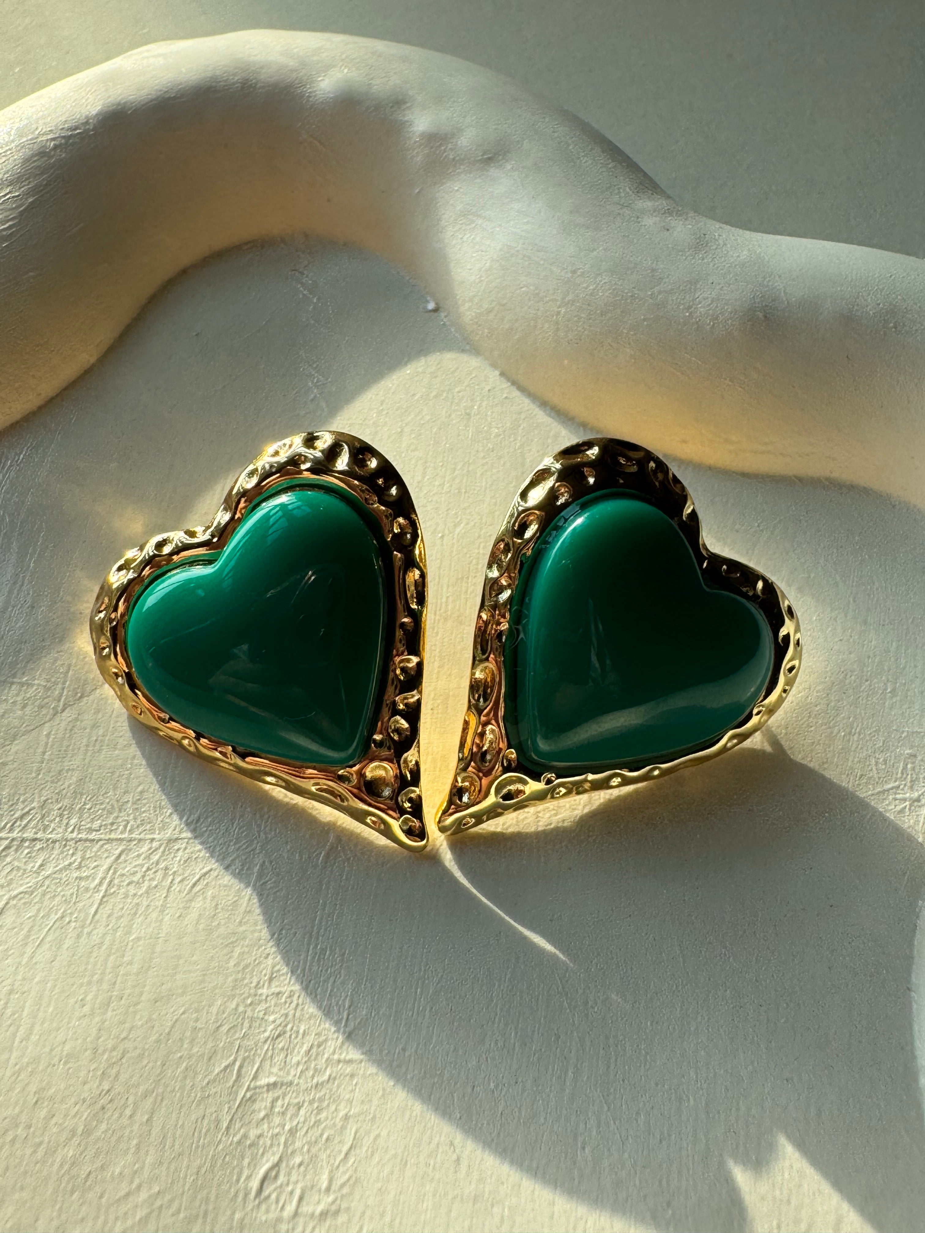 Evergreen Love Earrings - 18K Gold Plated