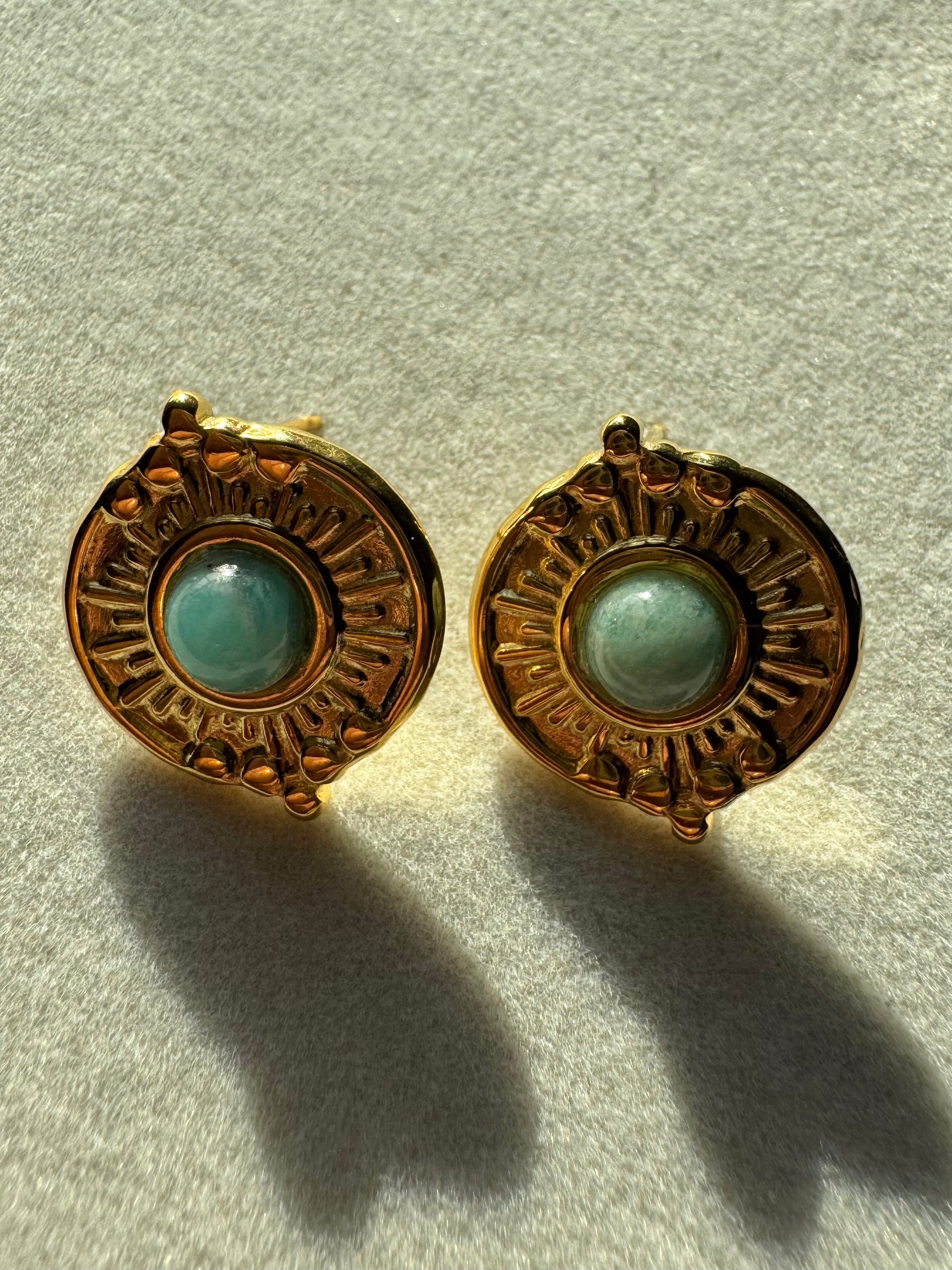Terra Studs Ferozee - 18K Gold Plated