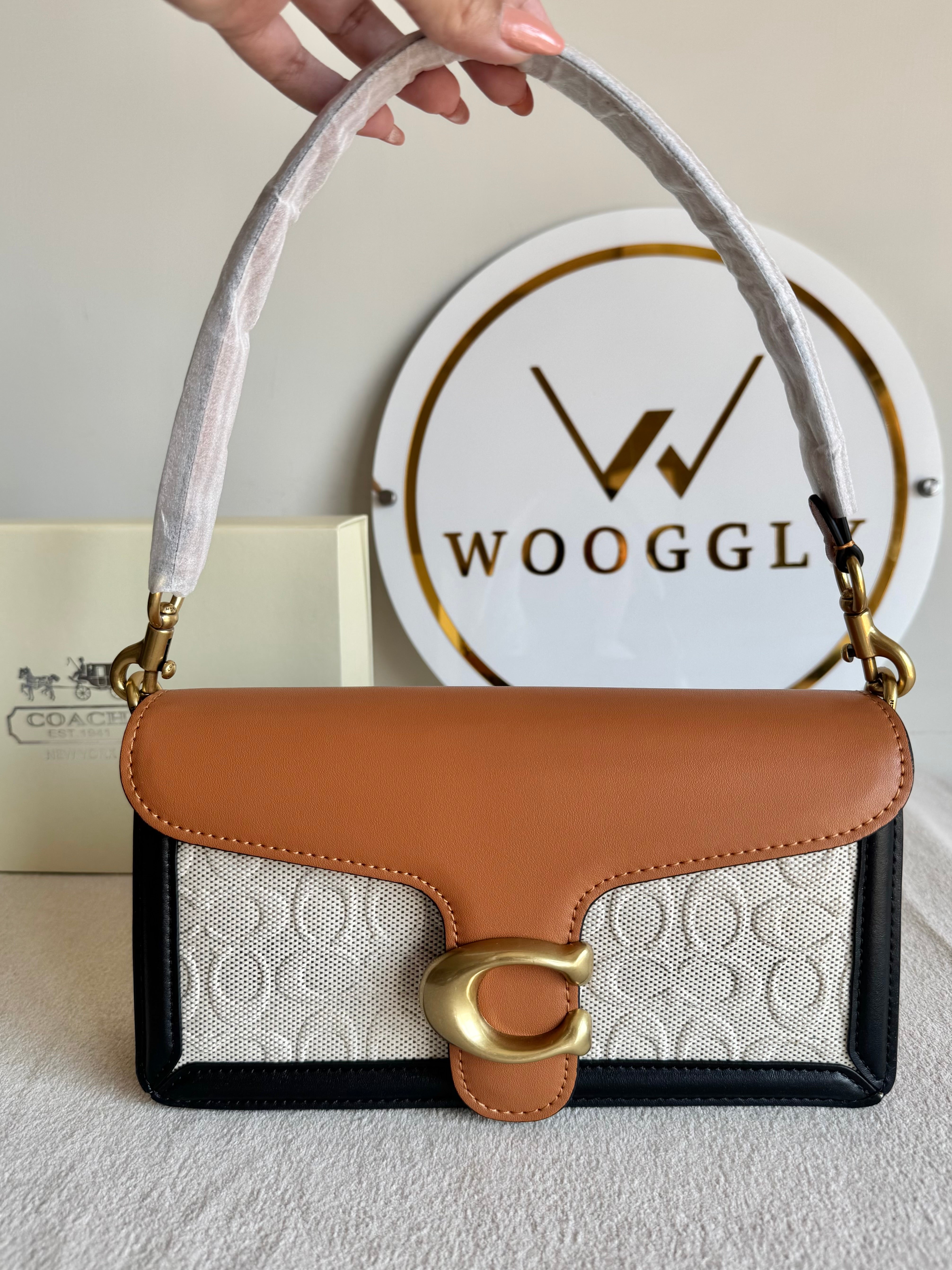 COACH TABBY EXCLUSIVE (Brown & Black) - BOX PACKING