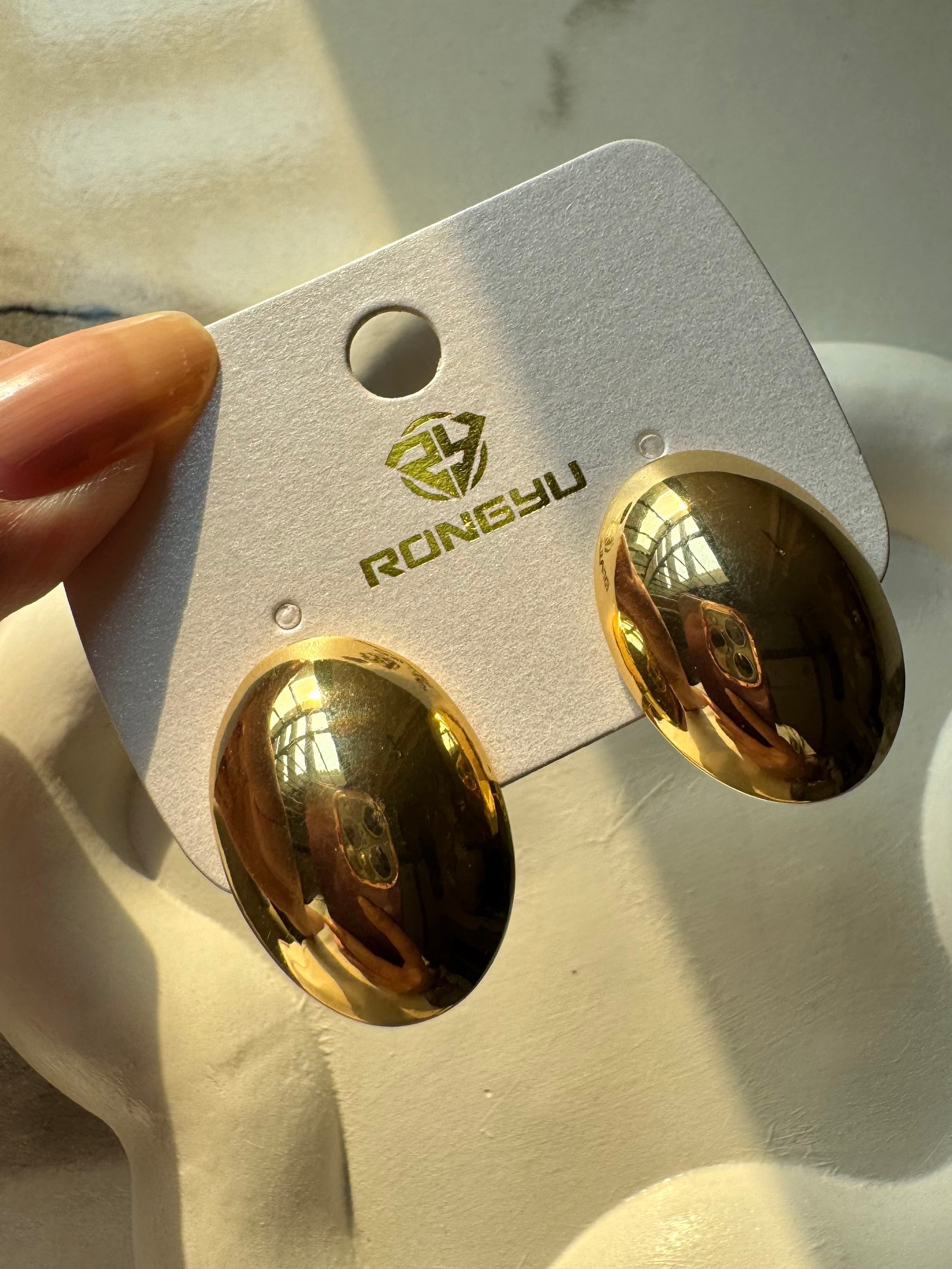 Minka Studs - 18K Gold Plated
