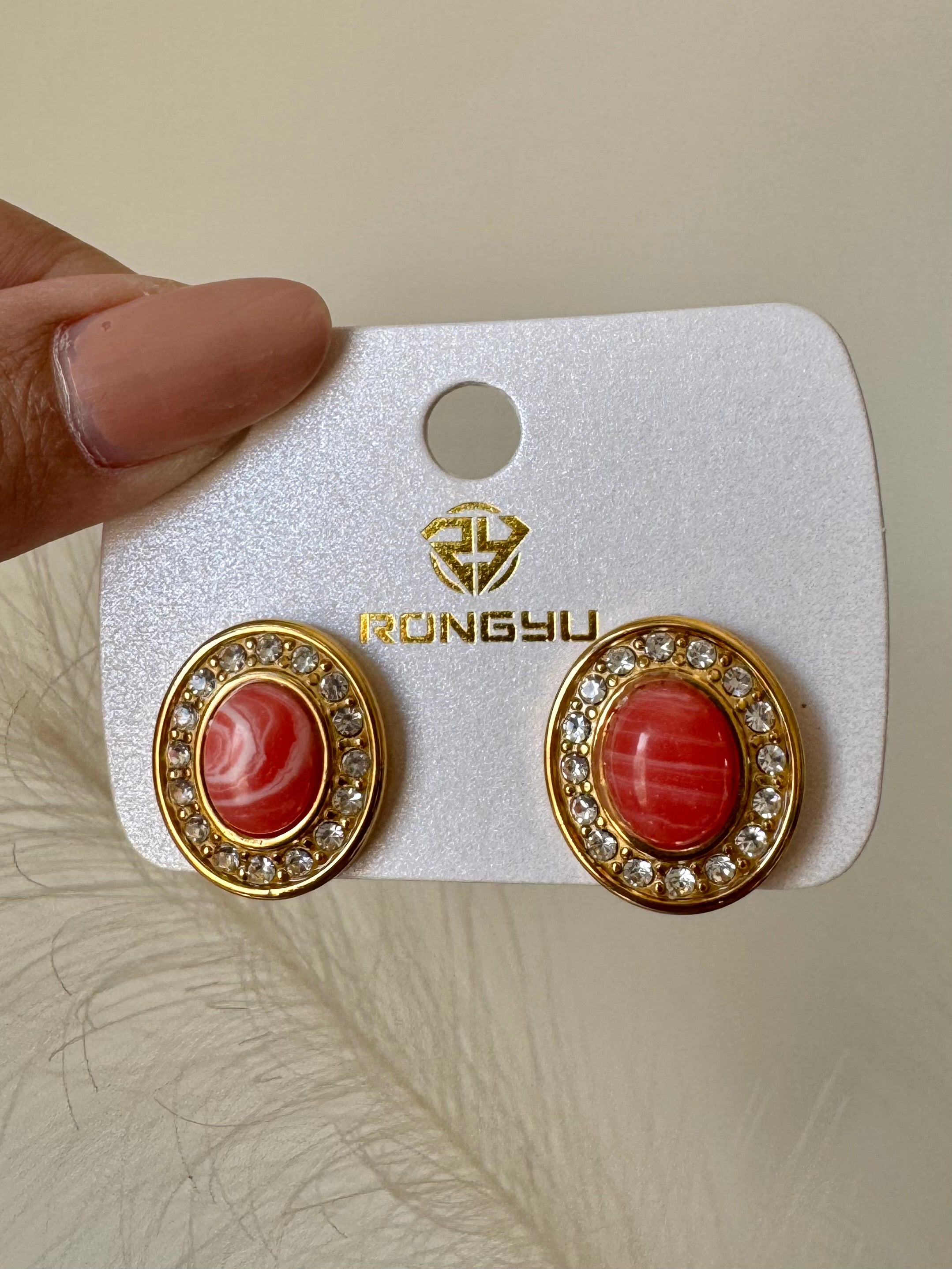 Rust Luxe Studs