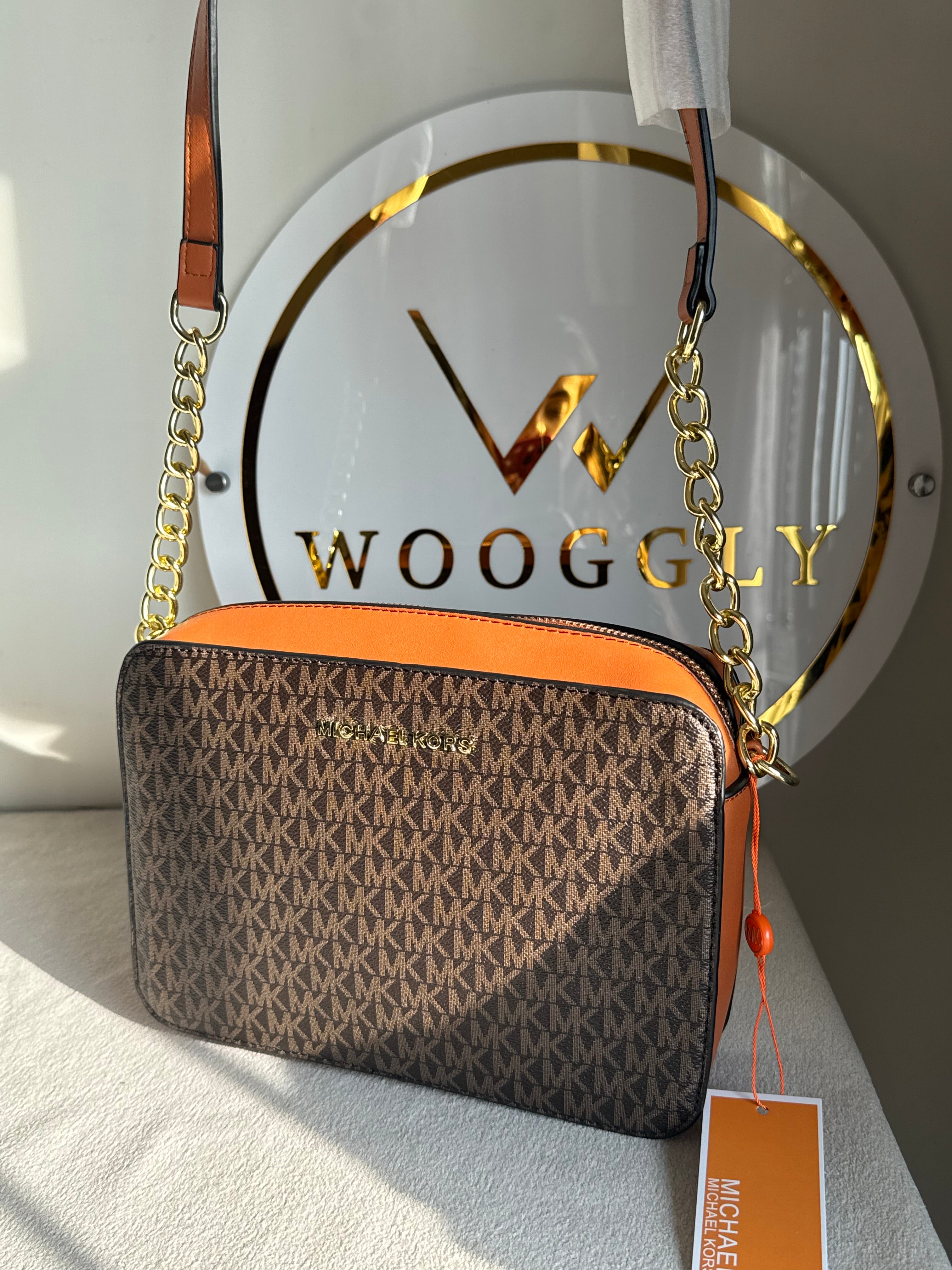 Premium Michael Kors Crossbody Bag (Brown)