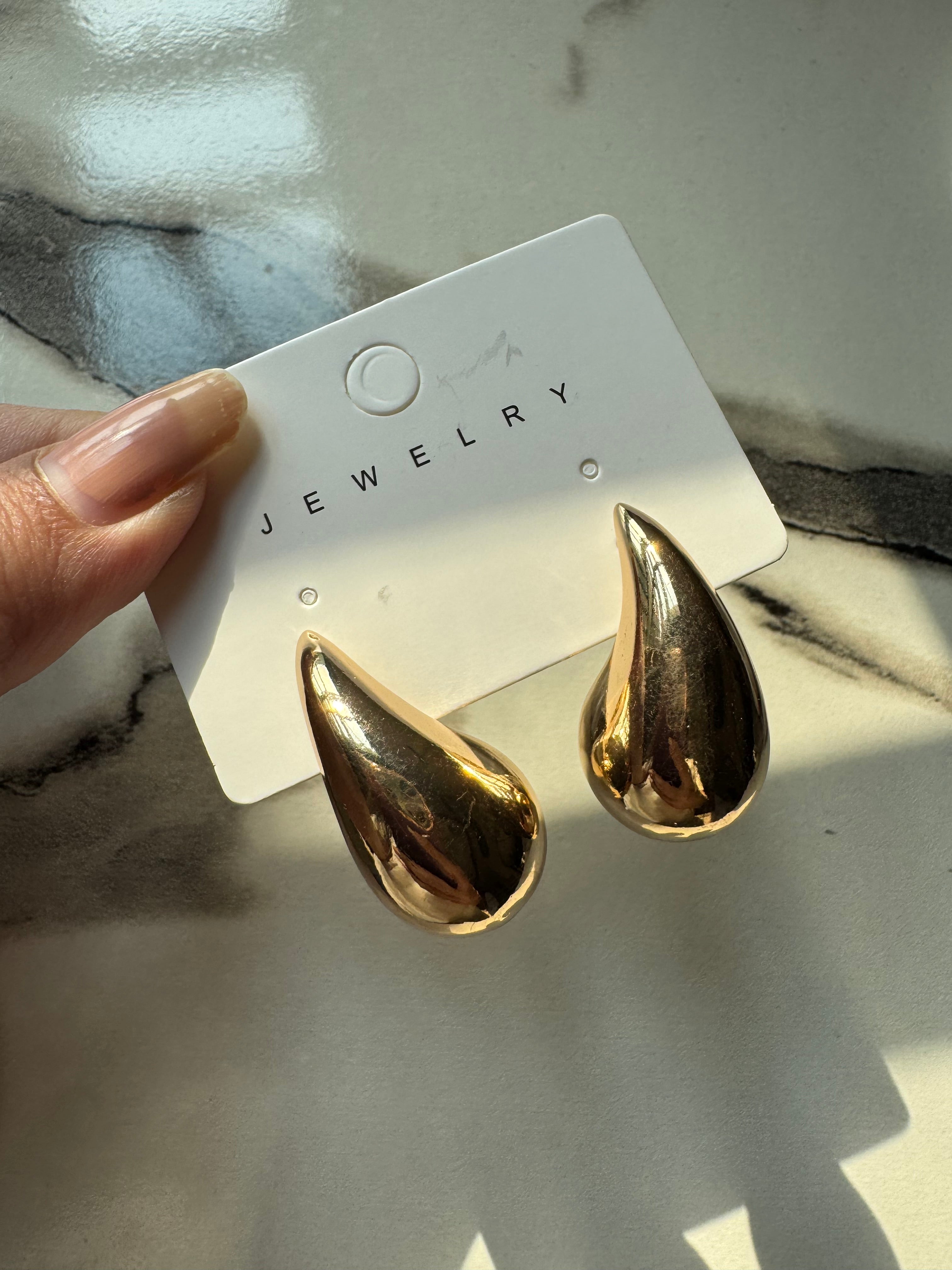 Statement Studs - 18K Gold Plated