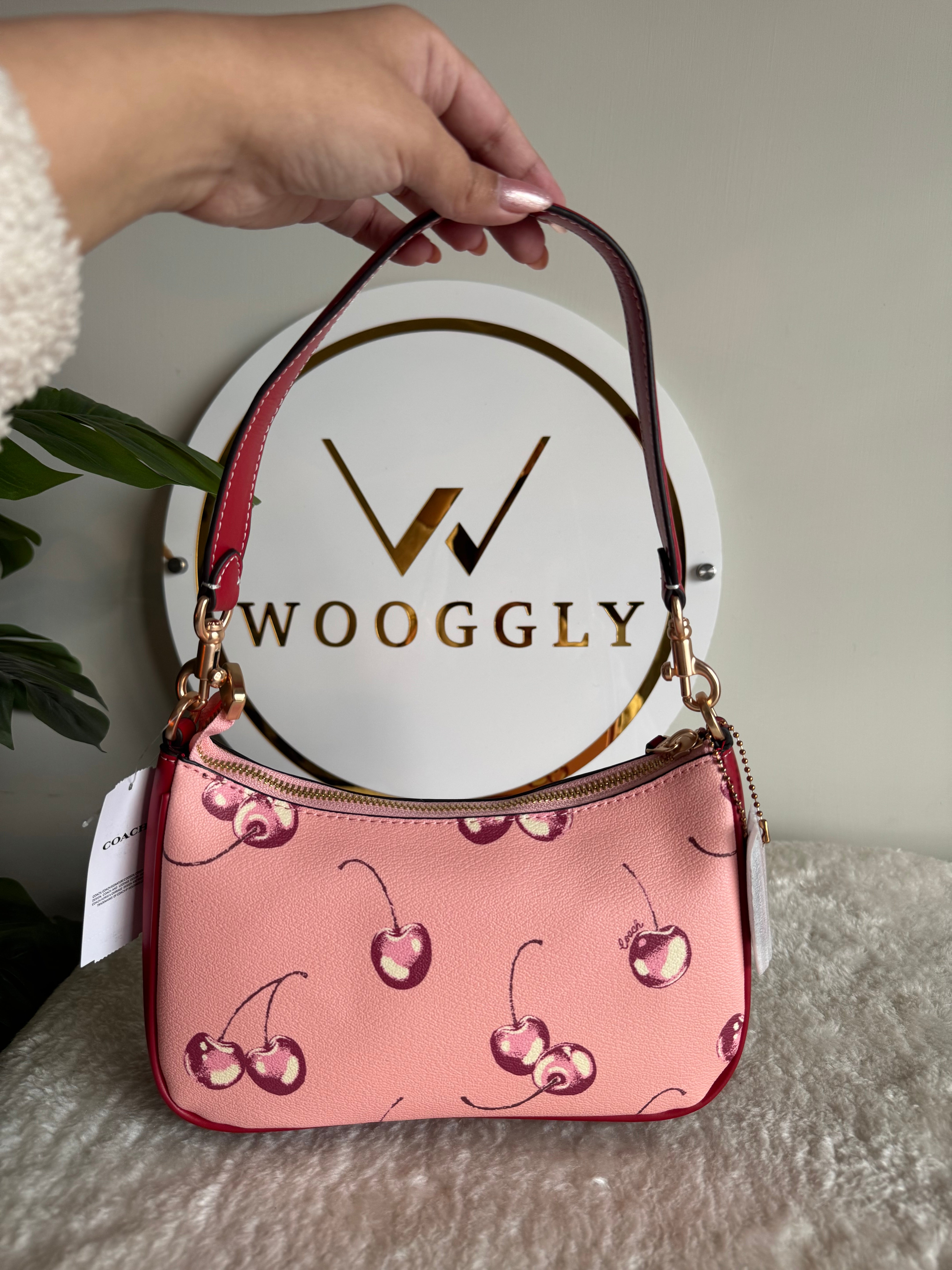 COACH TERI PREMIUM (Pink & Maroon with Cherries) - MAGNETIC BOX PACKING