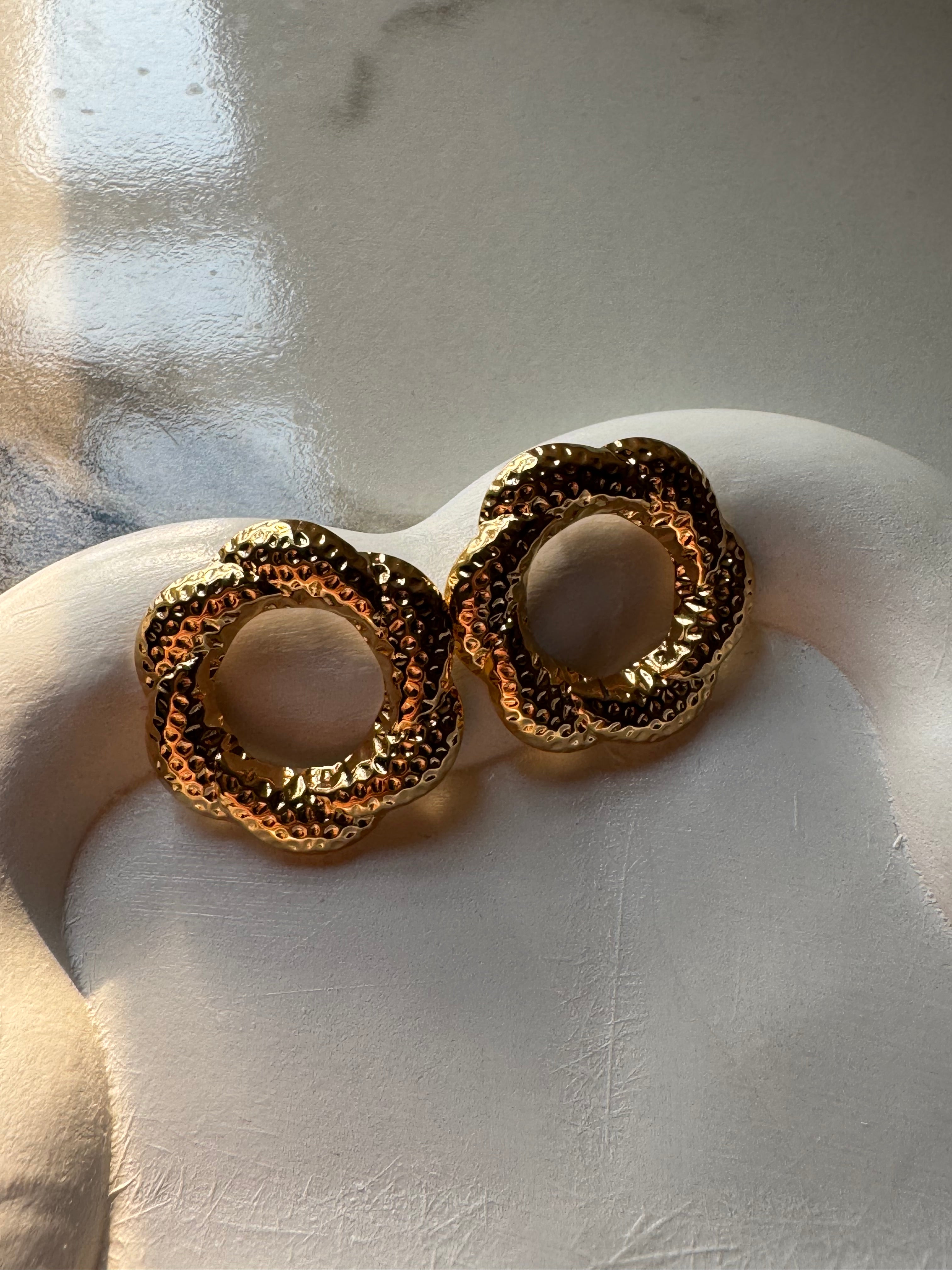 Scarlet Hoops - 18K Gold Plated