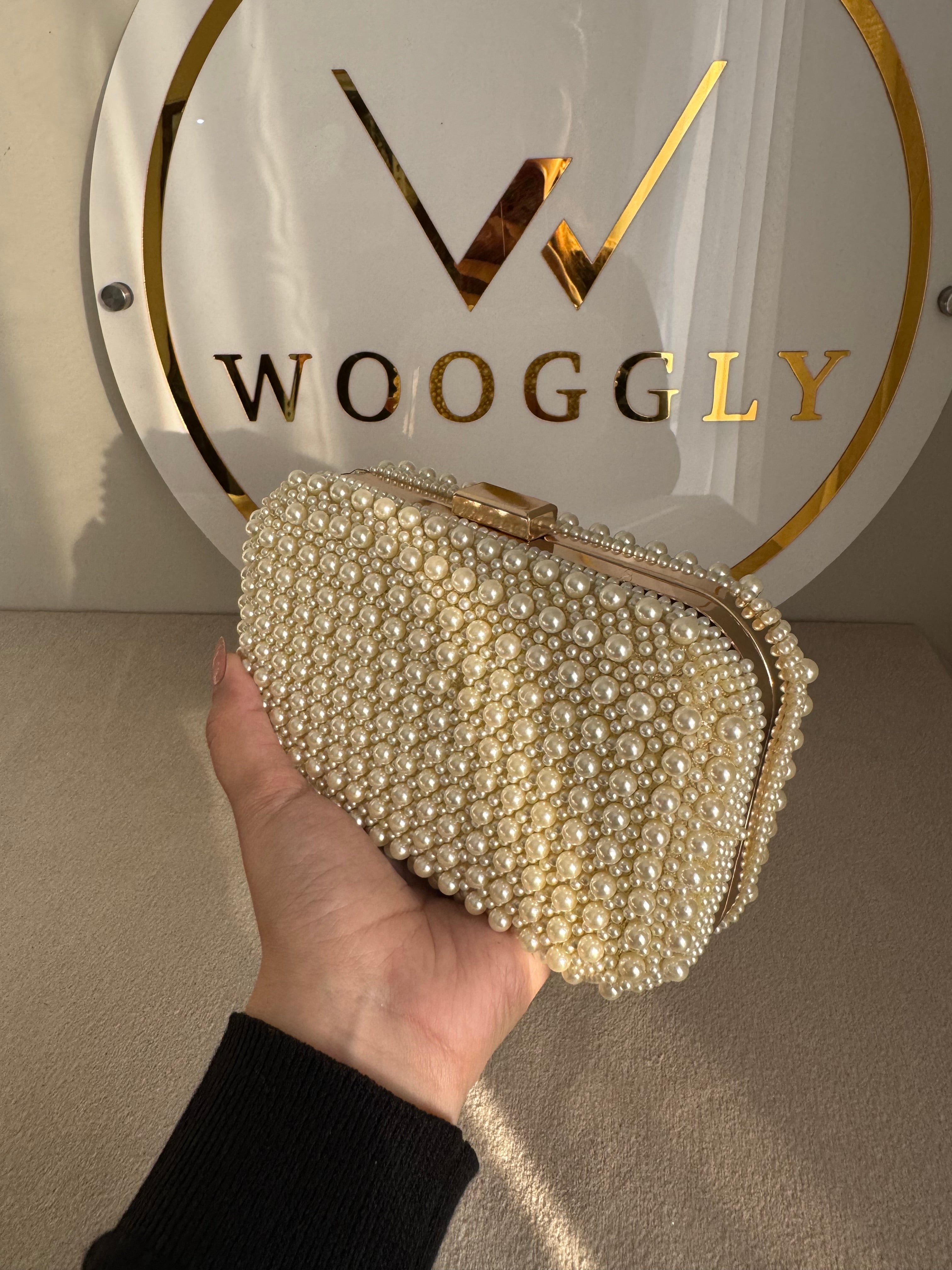 Stunning Pearl Clutch