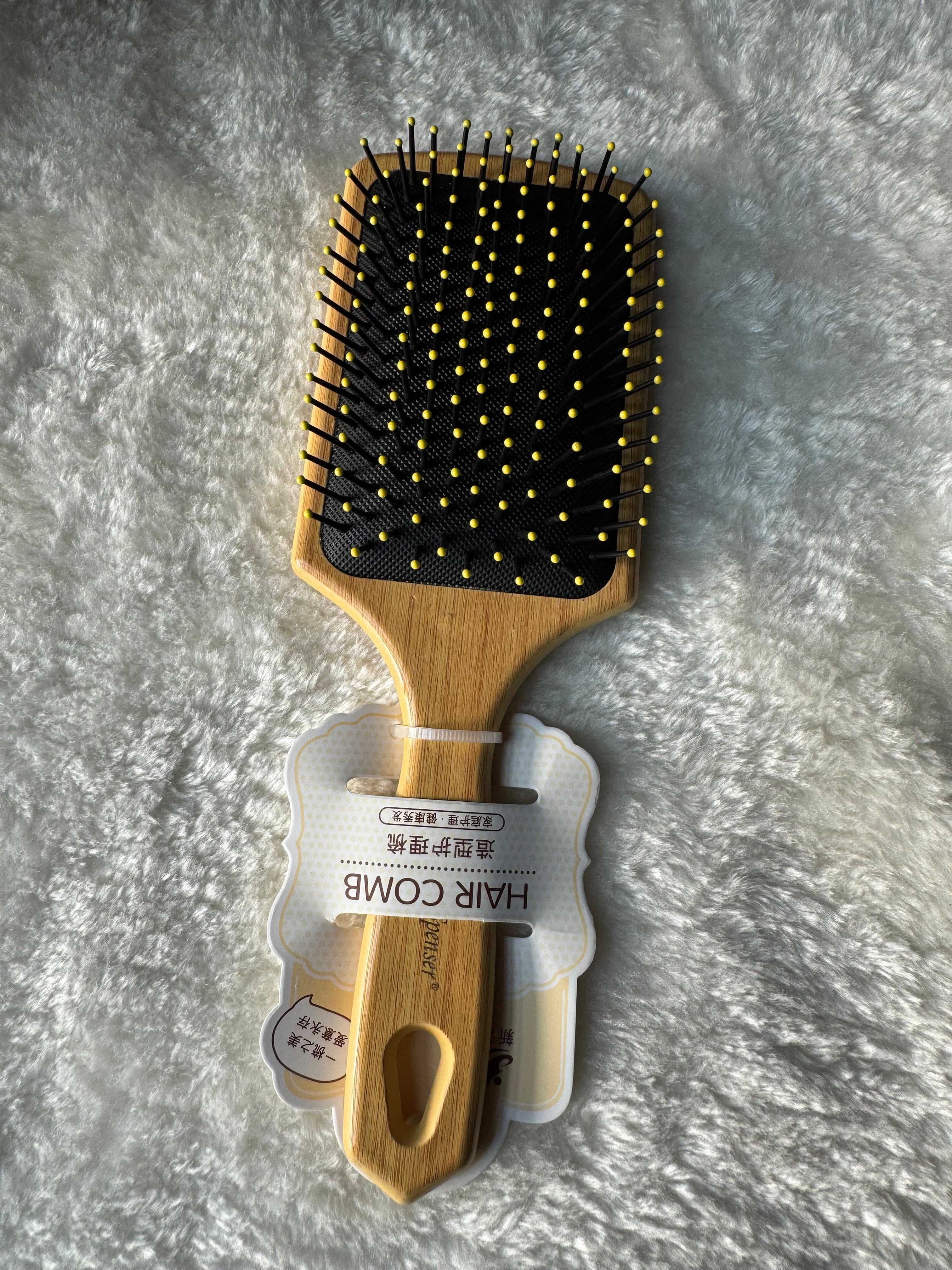 Wooden Bristles Hair Growth Brush