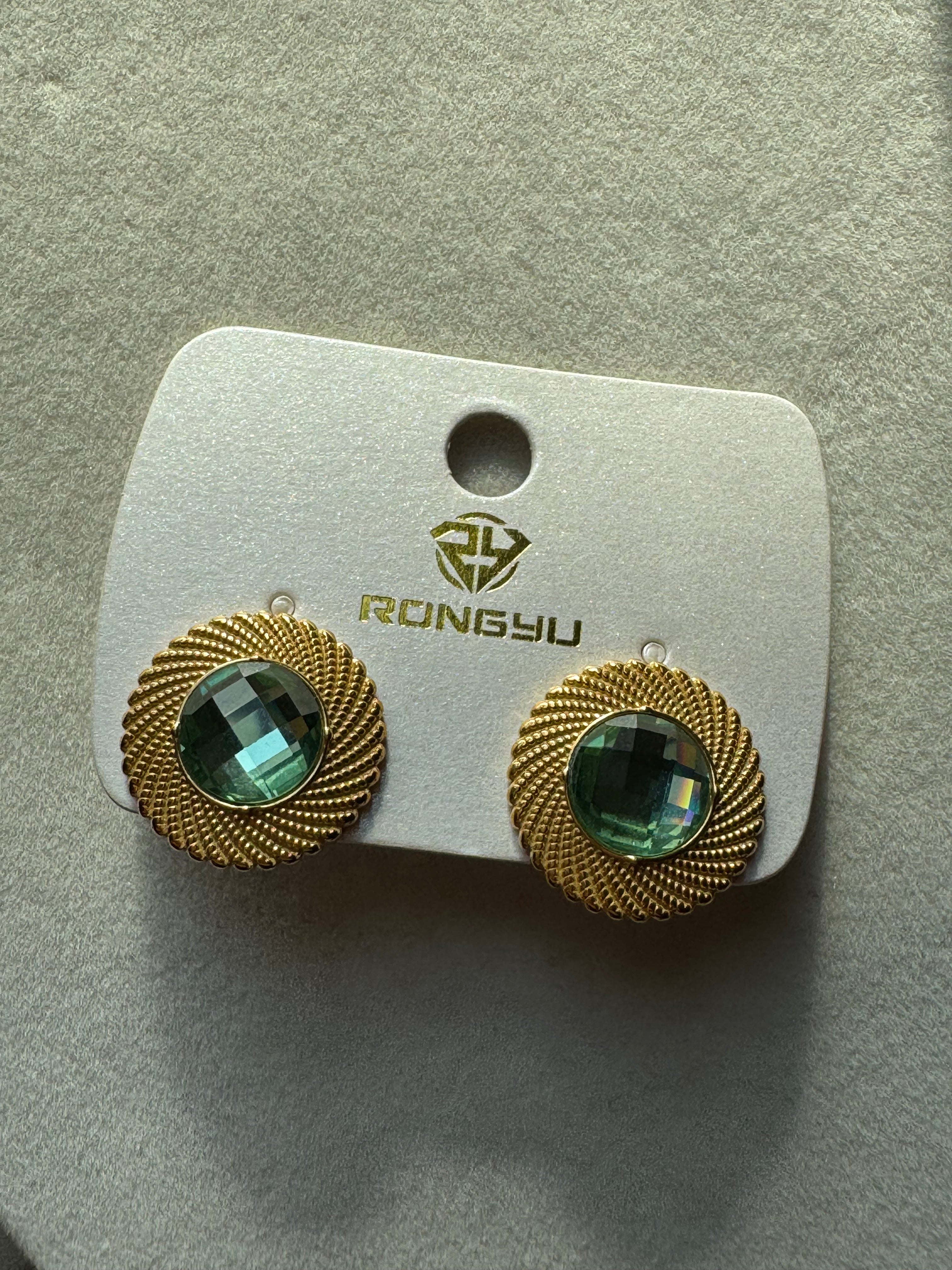 Sun & Stone Studs