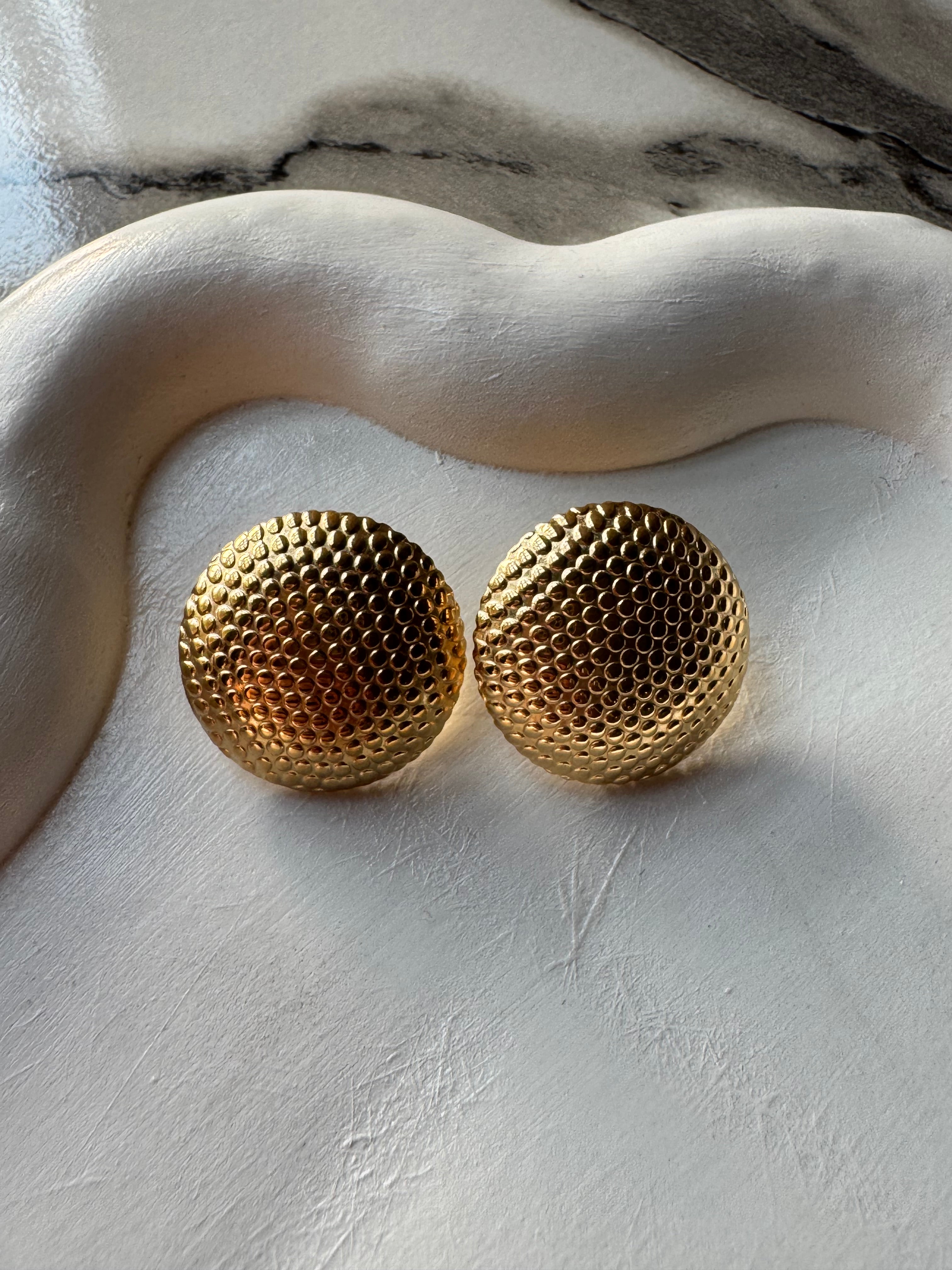 Tiara Earrings - 18K Gold Plated