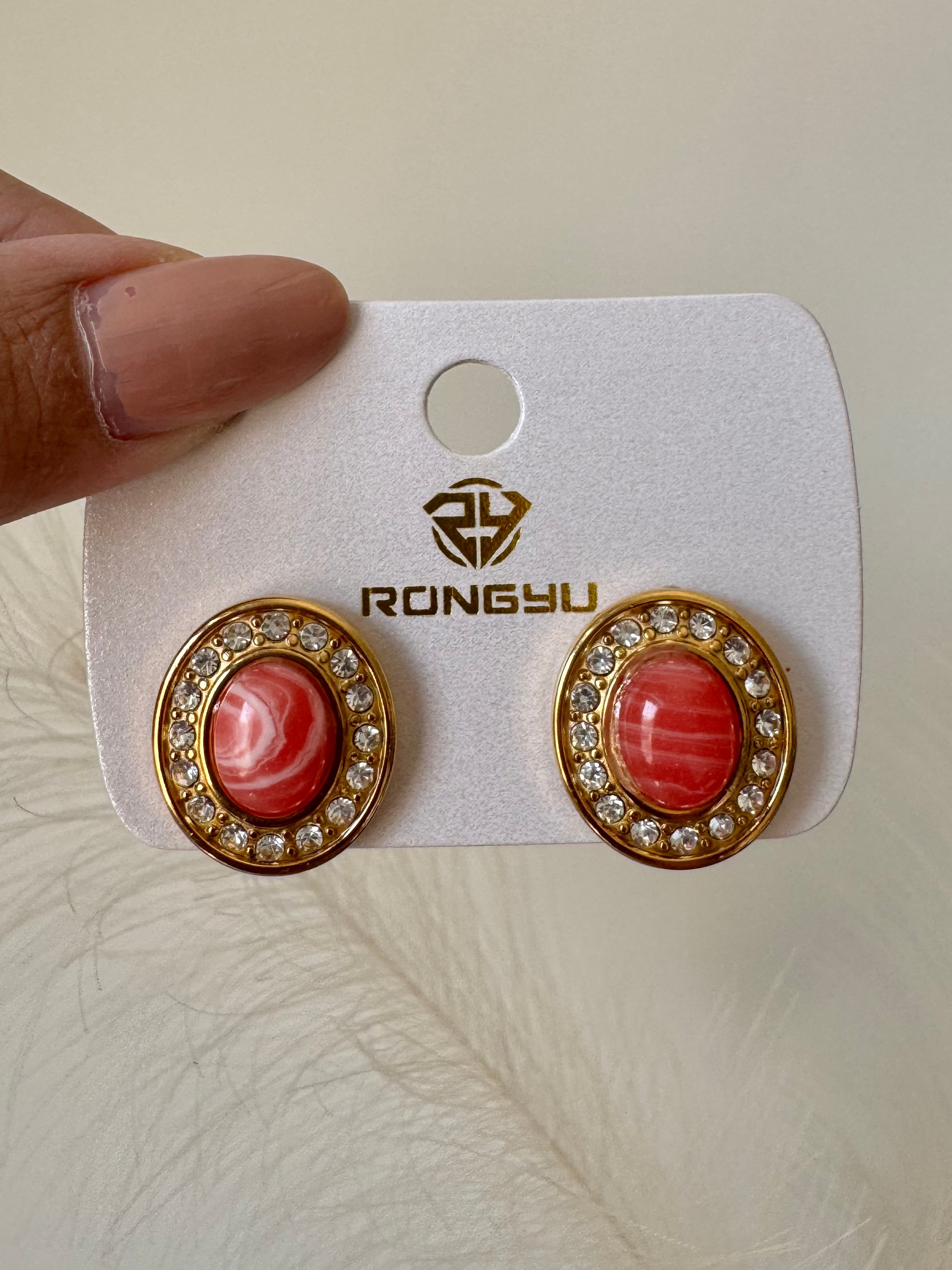 Rust Luxe Studs