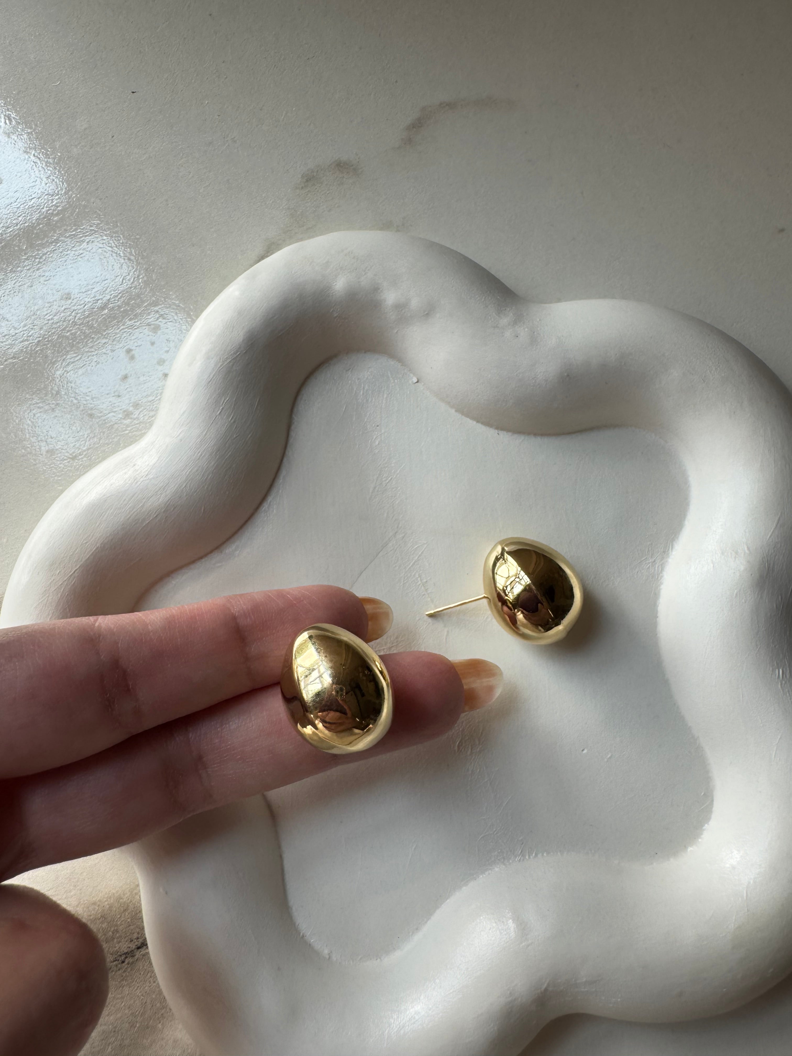 Aura Studs - 18K Gold Plated