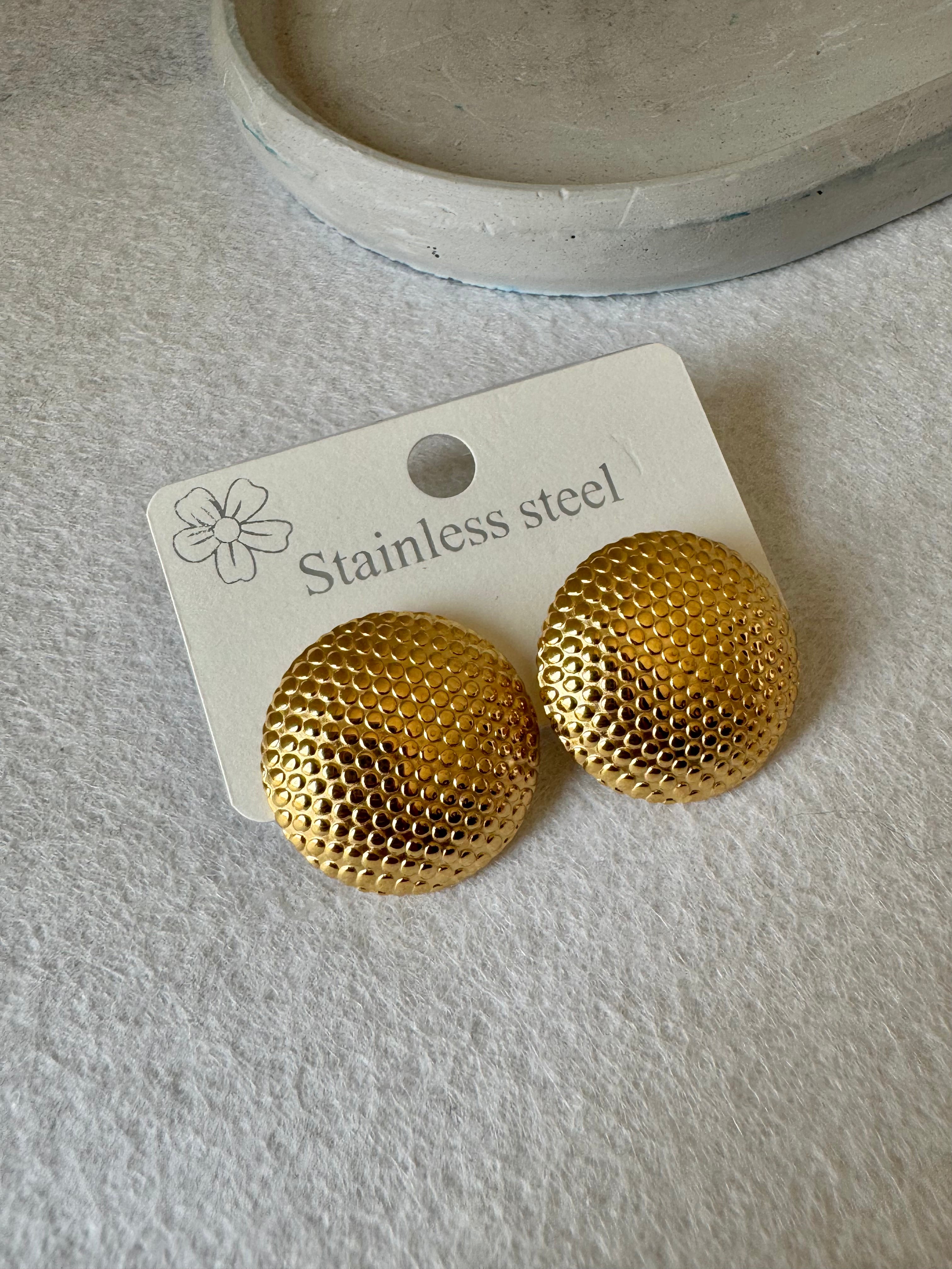 Tiara Earrings - 18K Gold Plated