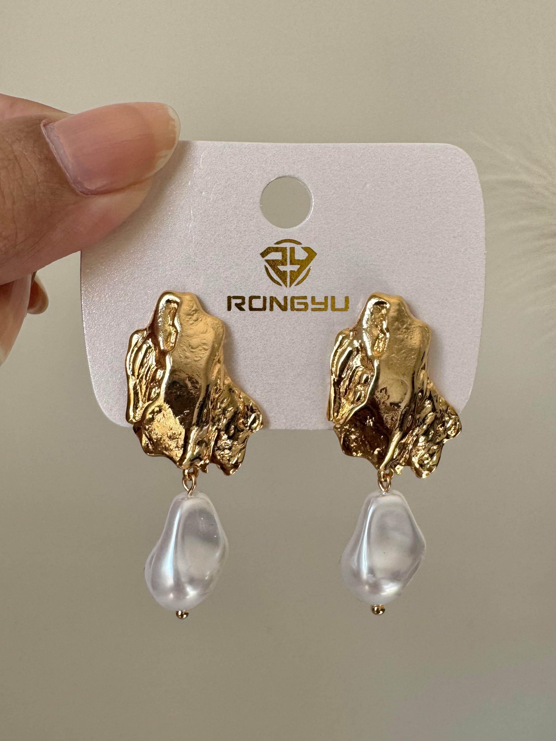 Golden Glow Earrings - 18K Gold Plated