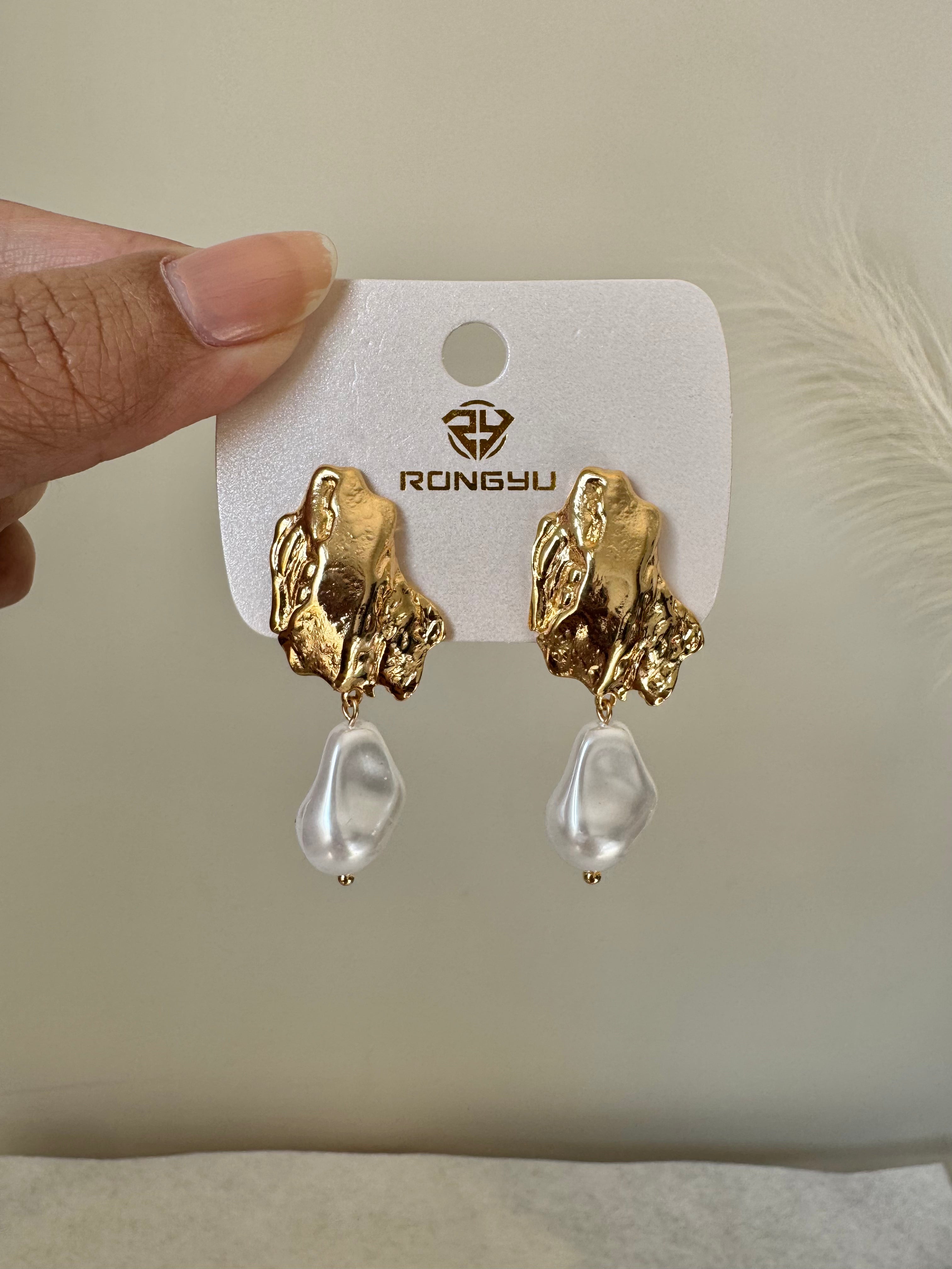 Golden Glow Earrings - 18K Gold Plated