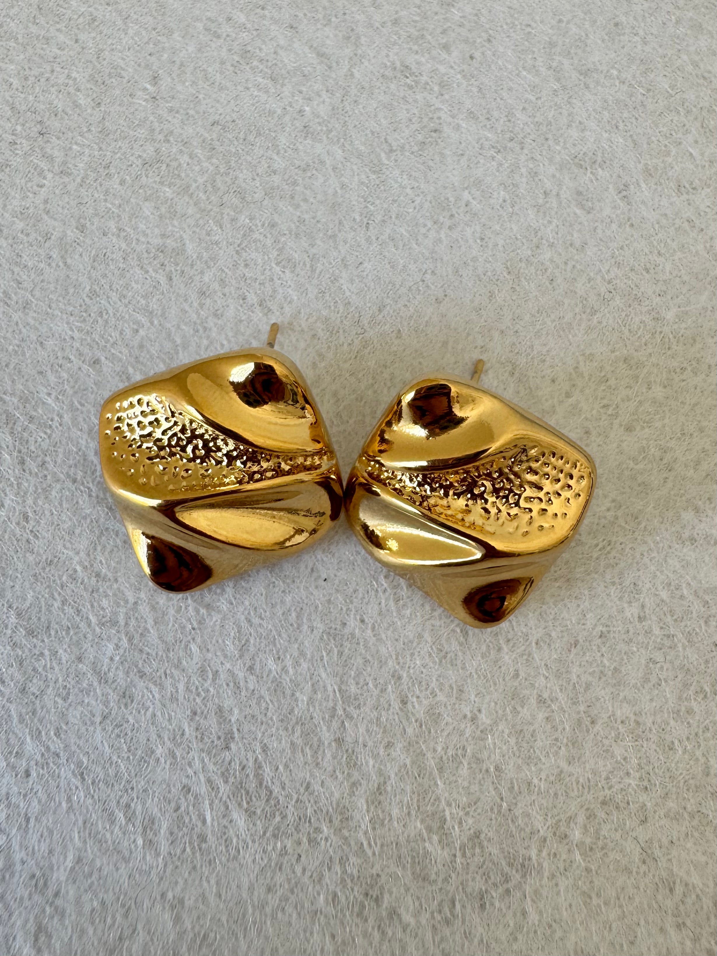Regal Studs - 18K Gold Plated