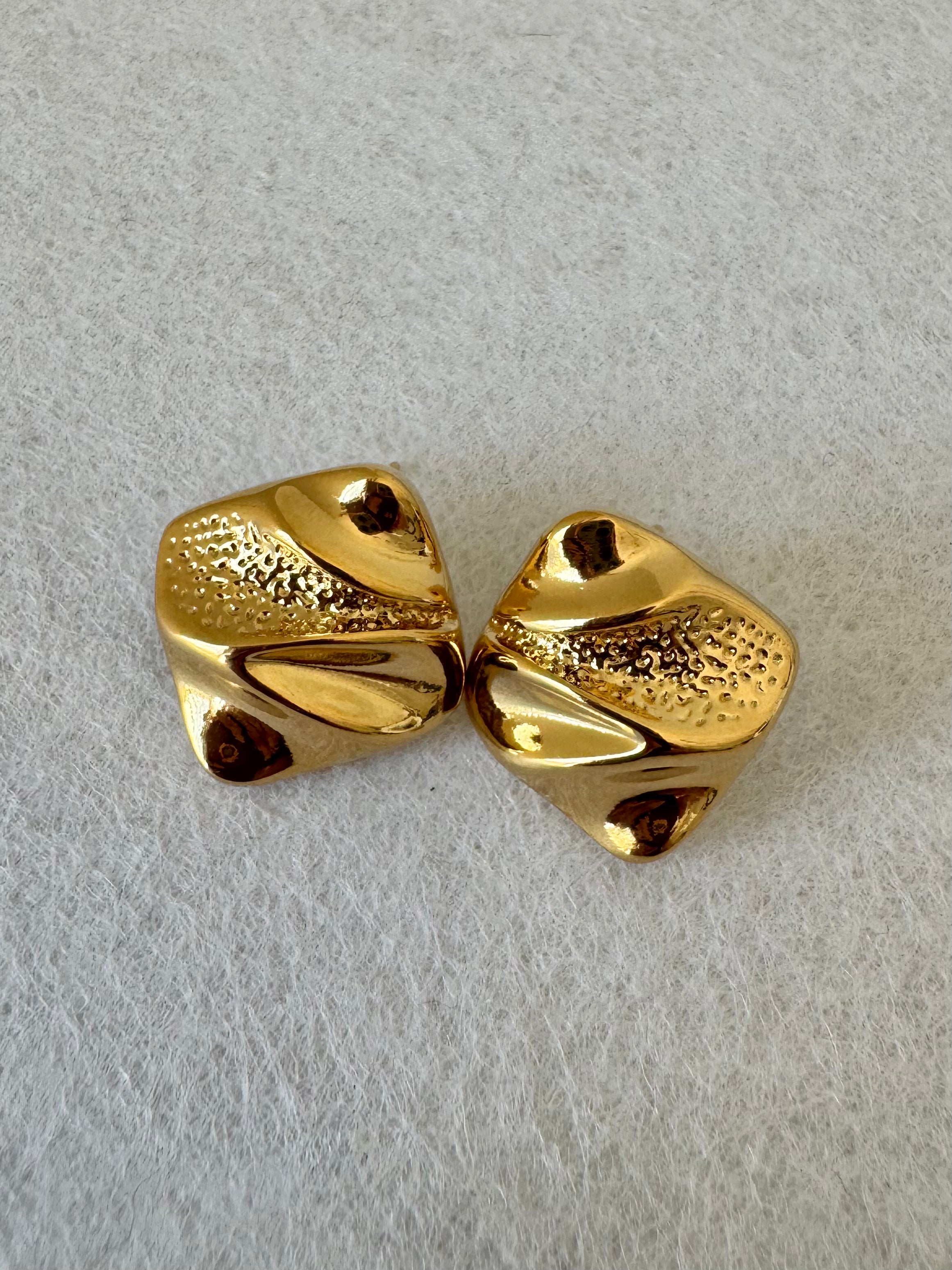 Regal Studs - 18K Gold Plated