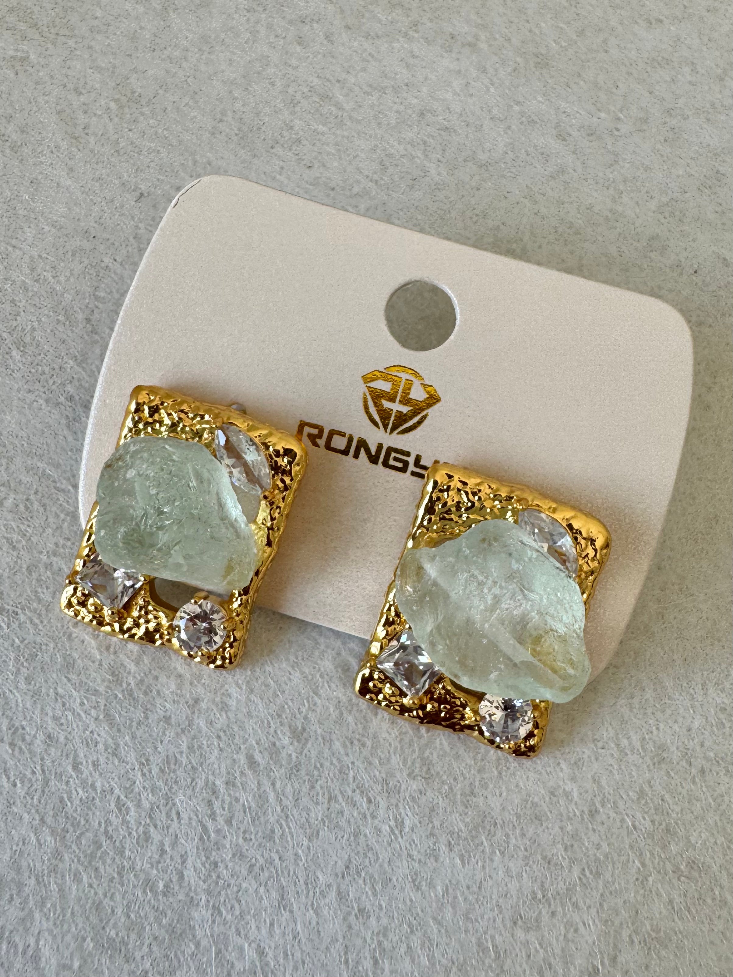 Twilight Drop Earrings - Ice Blue