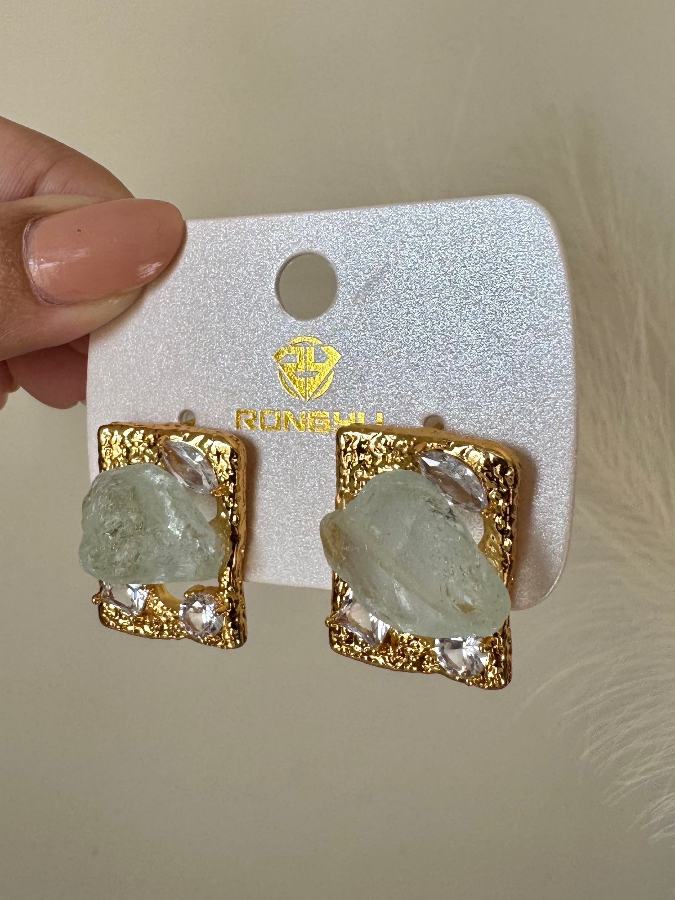 Twilight Drop Earrings - Ice Blue