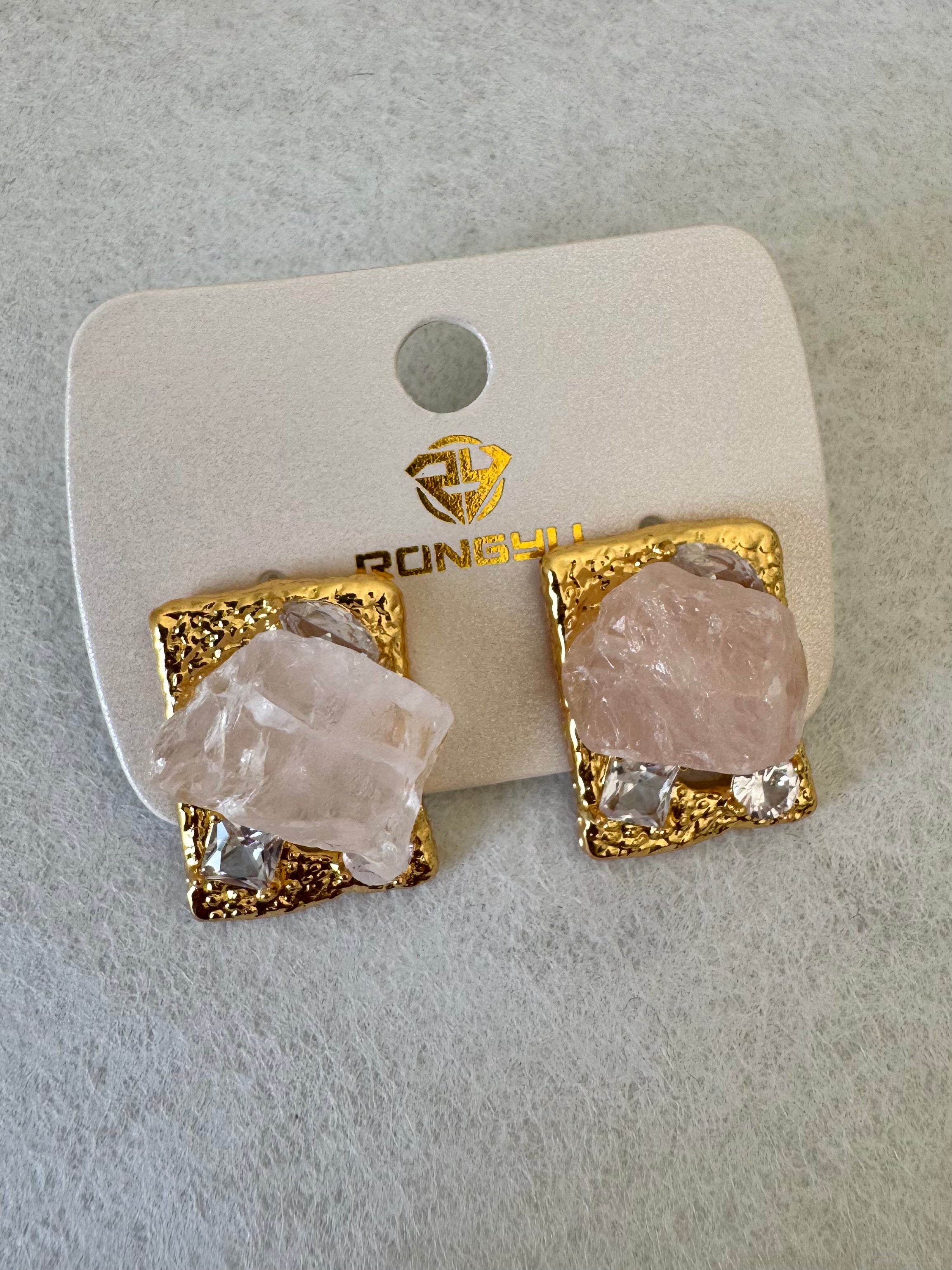 Twilight Drop Earrings - Ice Pink