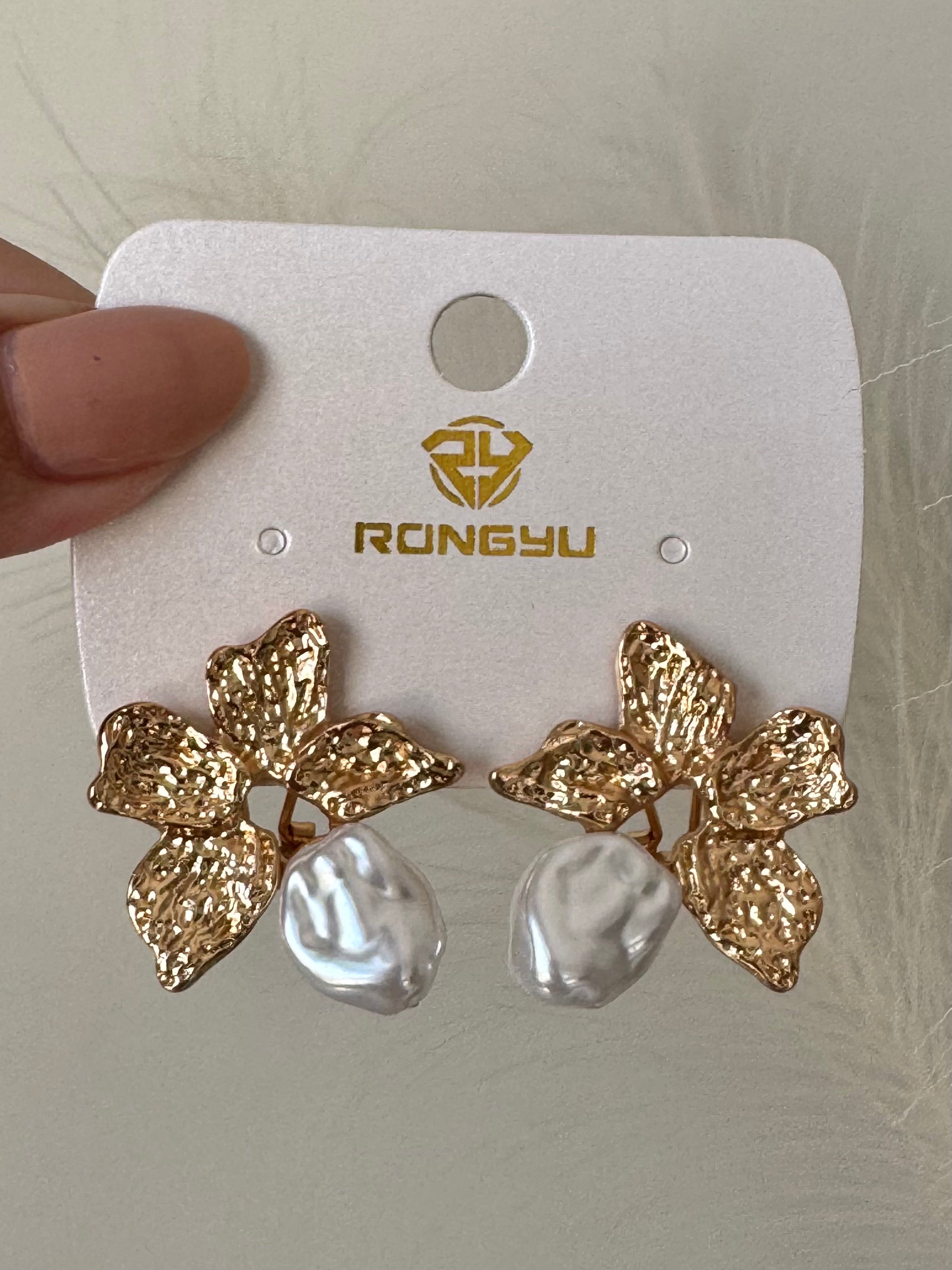 Moonlit Drops Earrings - 18K Gold Plated
