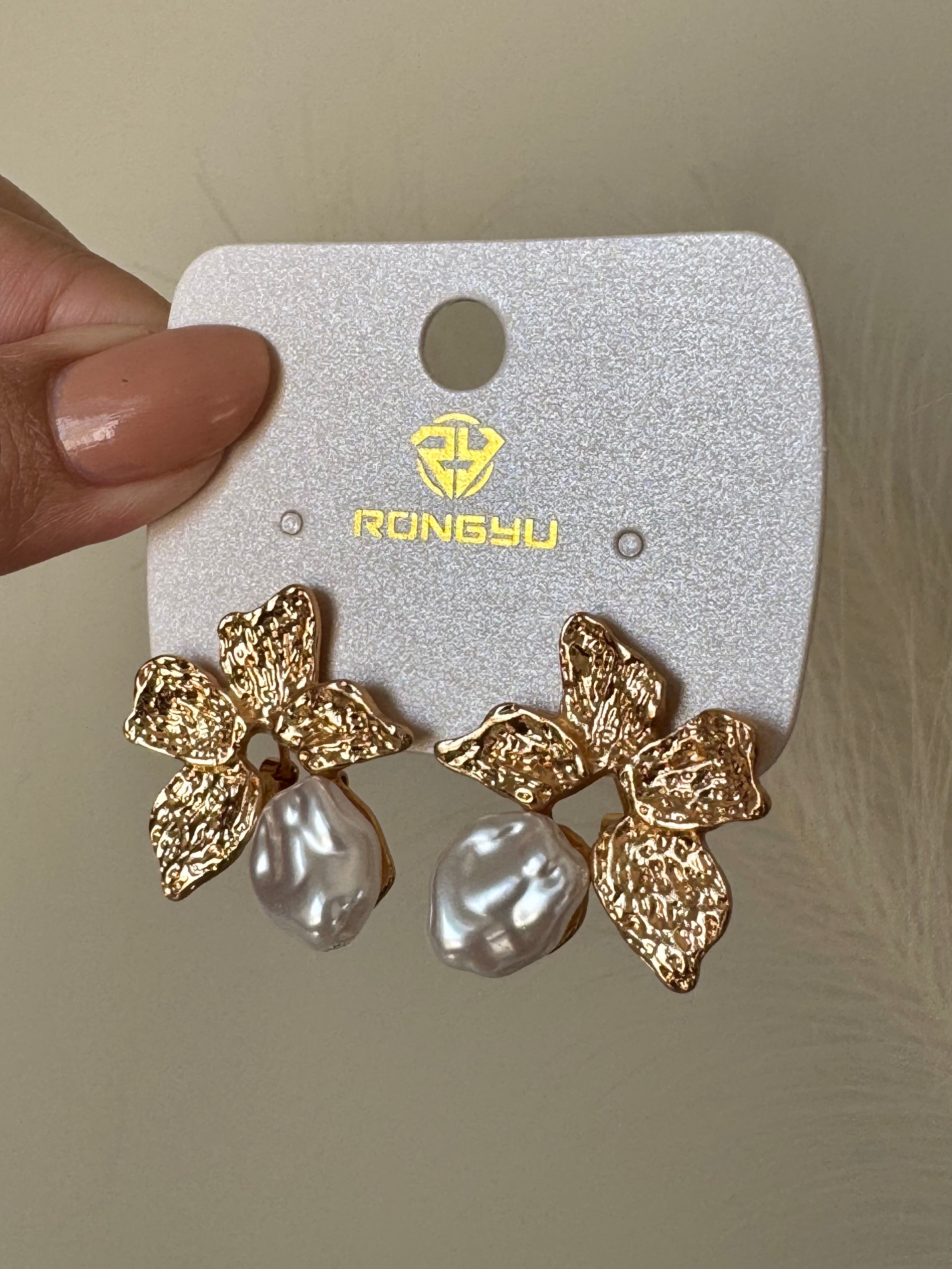 Moonlit Drops Earrings - 18K Gold Plated