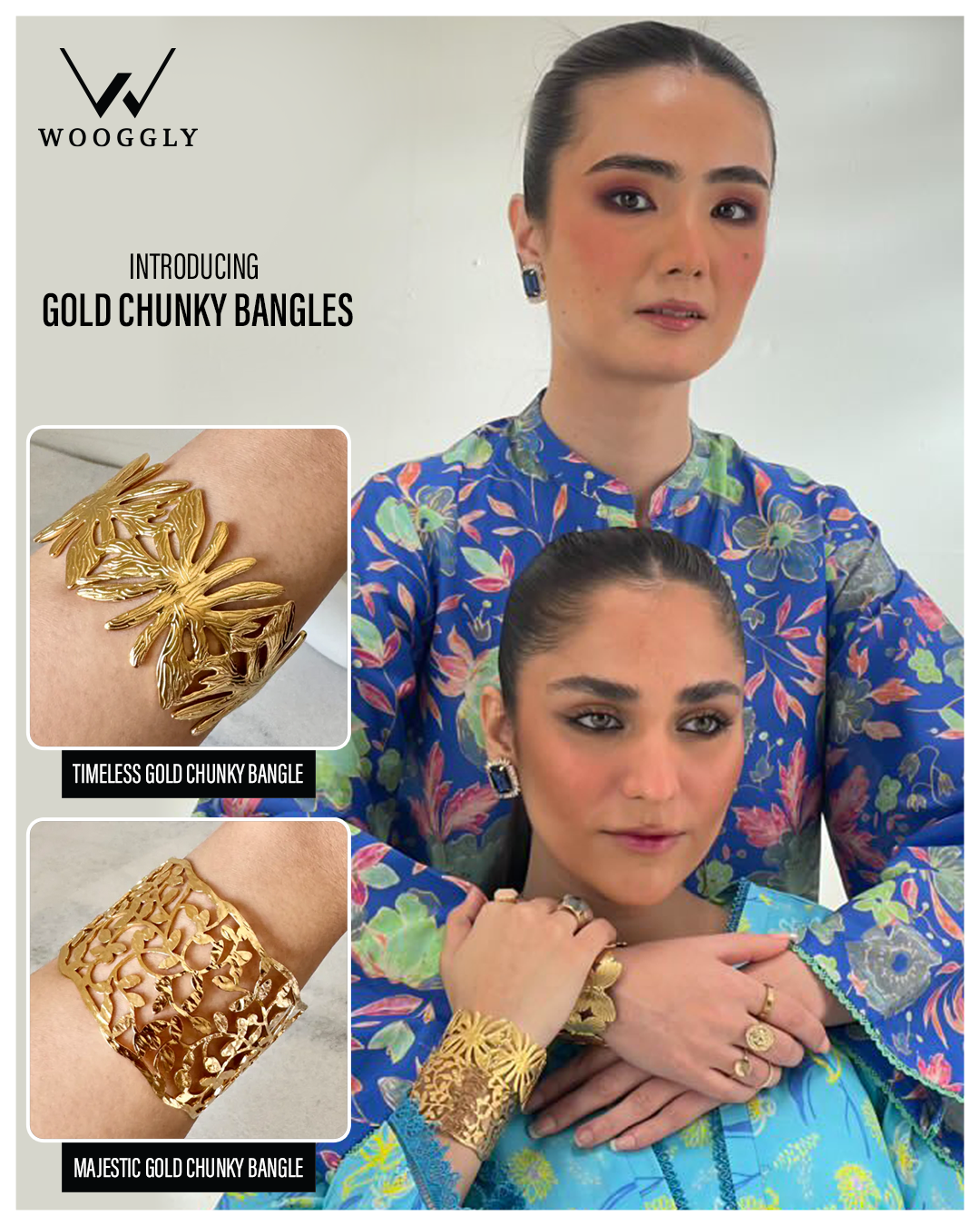 Timeless Gold Chunky Bangle