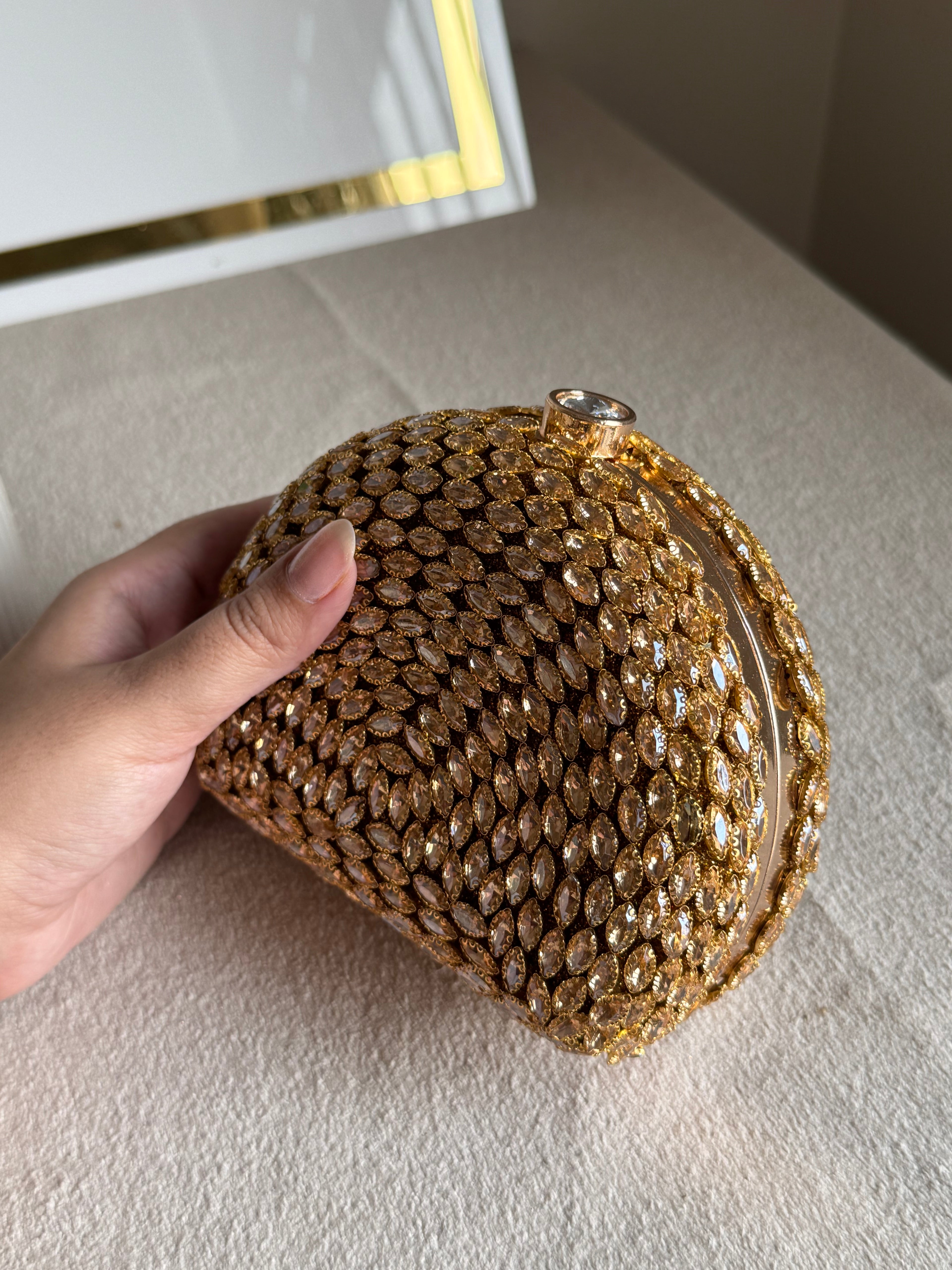 Zeenat Clutch (Gold)