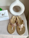 Aquazzura Pretty Slides - Champagne