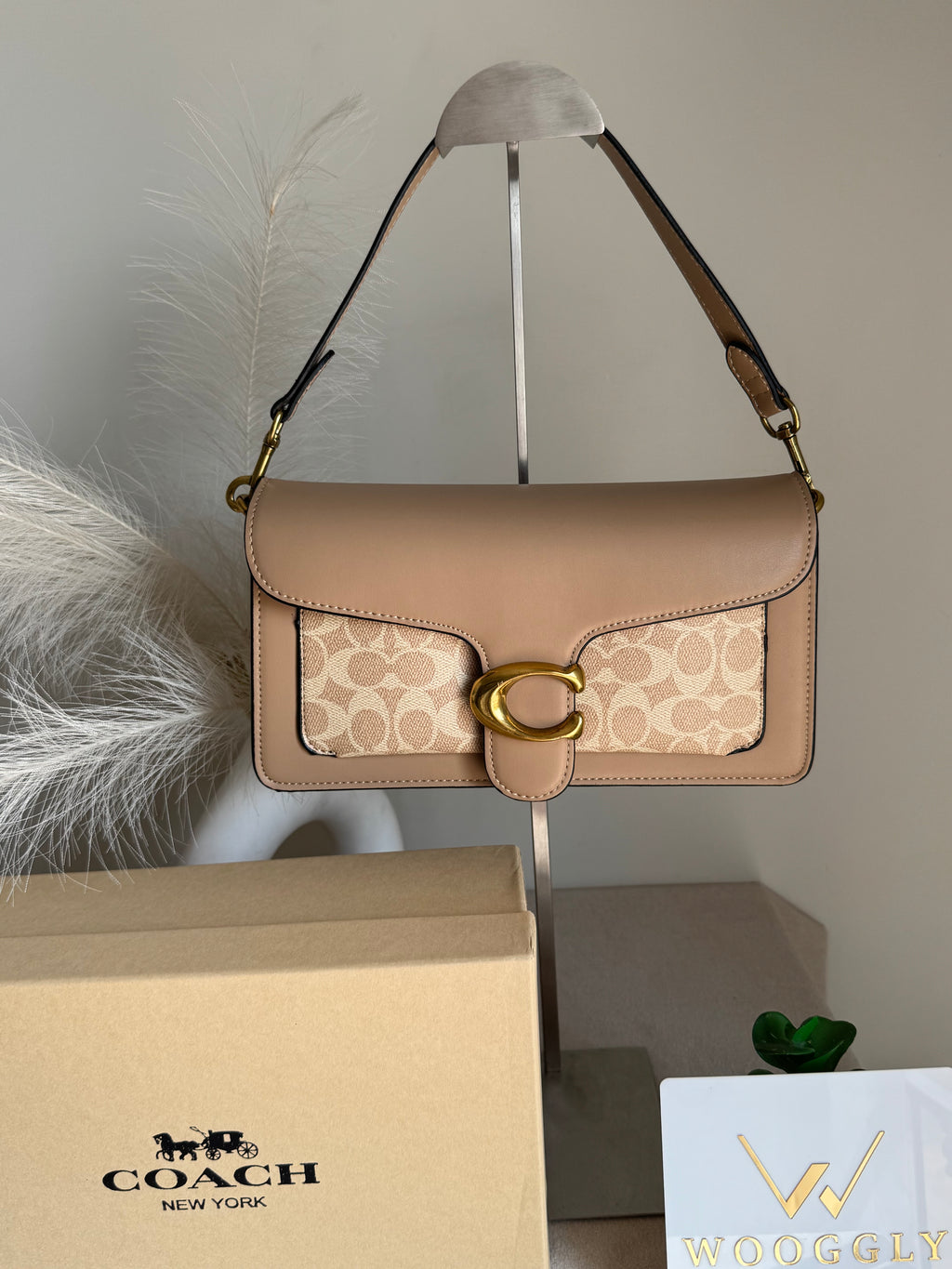 COACH TABBY 26 Khaaki Decent Quality-BOX PACKING