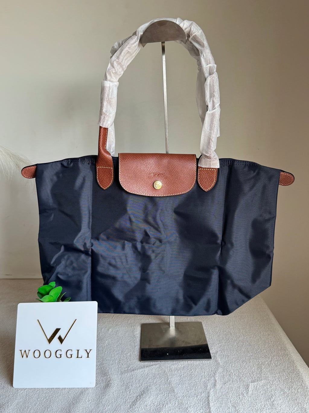 Longchamp Tote LARGE - Blue (WITH BRAND LOGO)