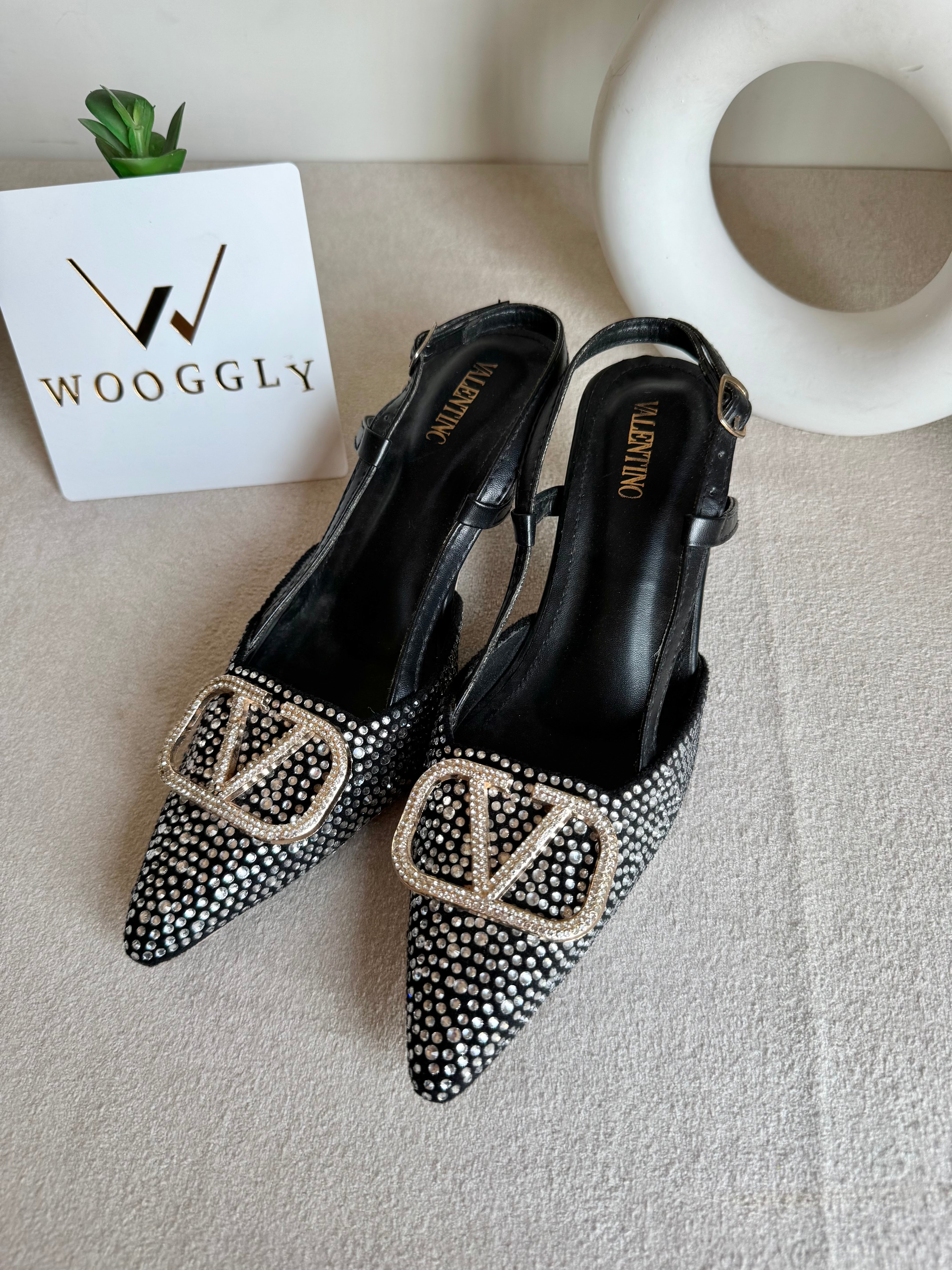 Essential Valentino Black Heels