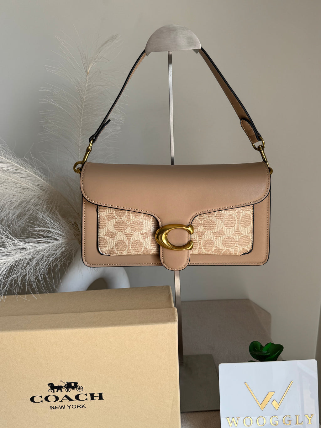 COACH TABBY 26 Khaaki Decent Quality-BOX PACKING