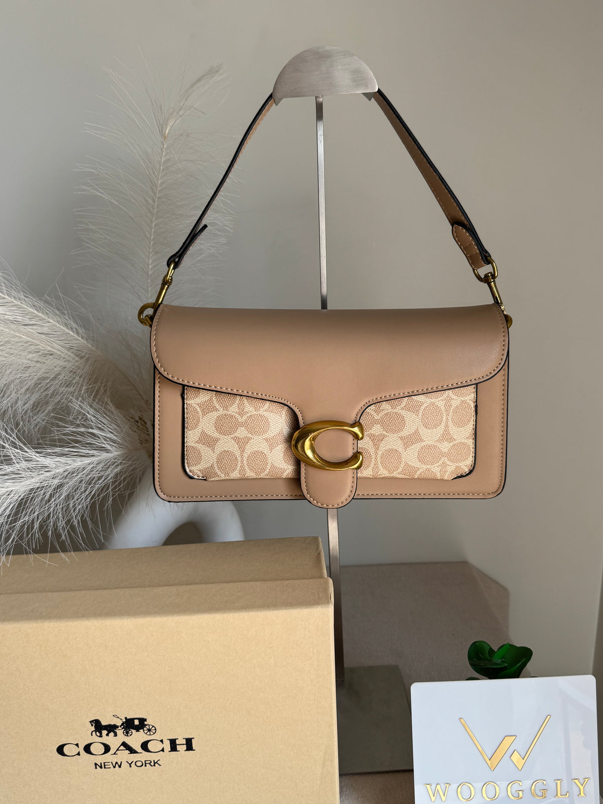 COACH TABBY 26 Khaaki Decent Quality-BOX PACKING